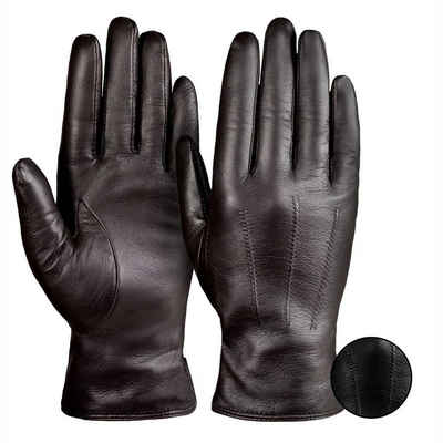 Tarjane Lederhandschuhe »Kaschmir« Damen Kaschmir Handschuhe