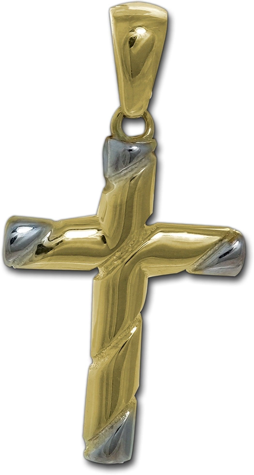 Kettenanhänger GoldDream Kettenanhänger Kreuz 8K Gold