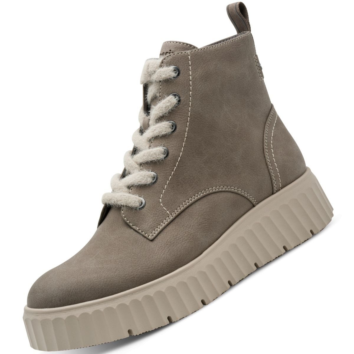 Tamaris 1-25251-45/341 Stiefelette Schnür-Boots mit Reißverschluss für perfelten Halt