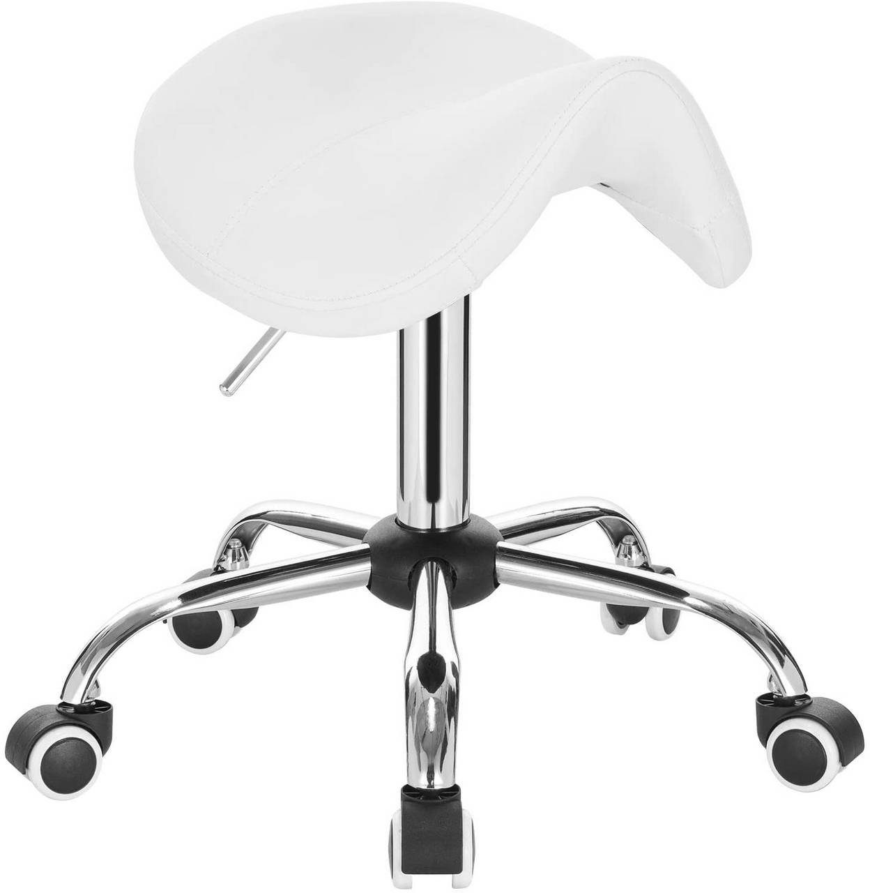 Woltu Arbeitshocker (1 St), Sattelhocker gepolstert höhenverstellbar Schwarz. Reduzierter Preis € 43,99. Unverbindliche Preisempfehlung € 69,99