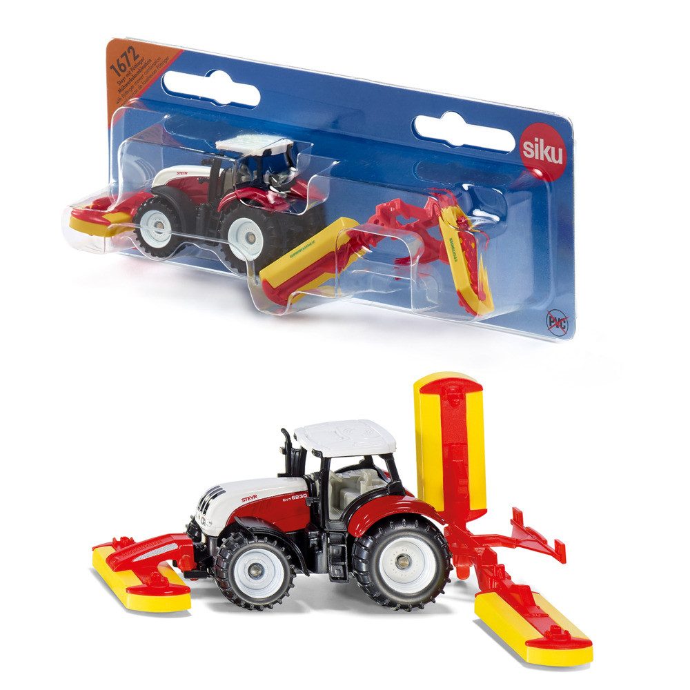 SIEPER Modelltraktor siku Steyr mit Mähwerkskombination