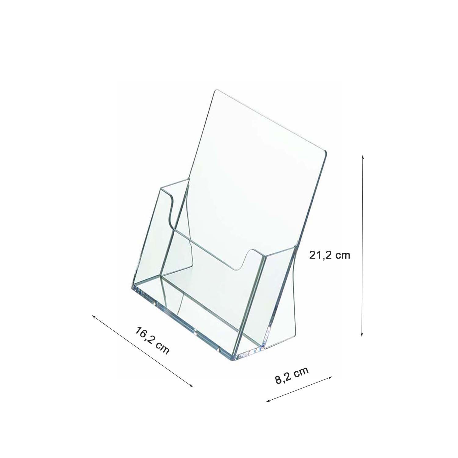 ogoPLUS Zeitungsständer Prospektständer DIN A5 Hochformat Prospekthalter Fl günstig online kaufen