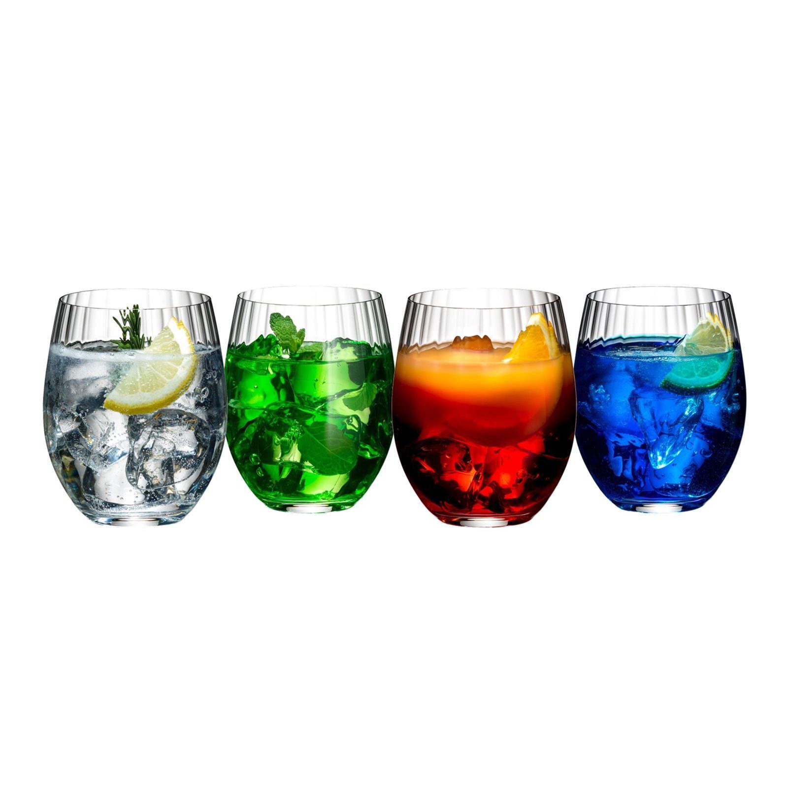 RIEDEL THE WINE GLASS COMPANY Glas Mixing Tonic Cocktailbecher Set, 4-tlg., Kristallglas