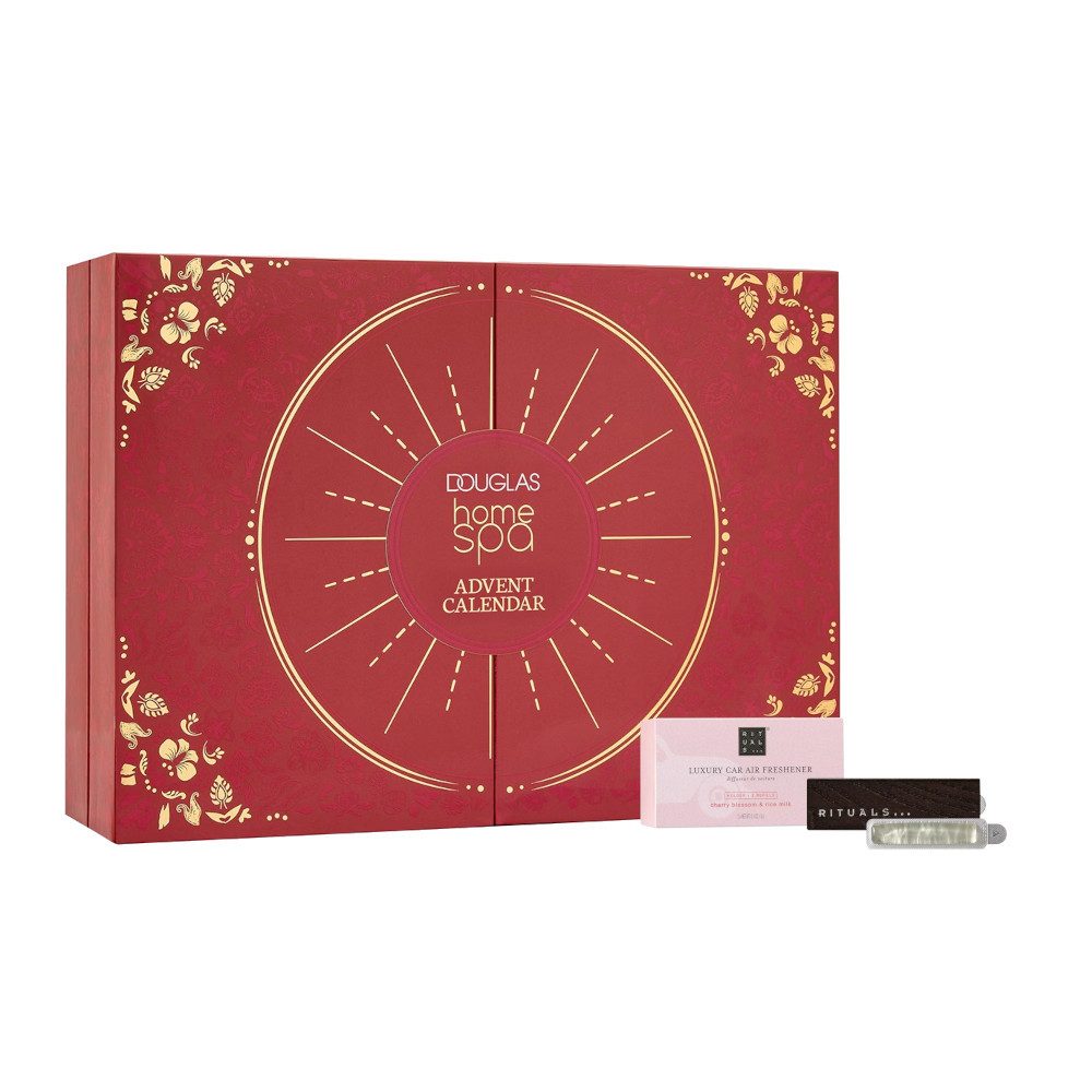 Douglas Adventskalender Douglas Home Spa Adventskalender 2025 + Rituals Sakura Car Freshener (25-tlg), Luxus-Wellness & Autoduft-Bundle für Pflege und Entspannung