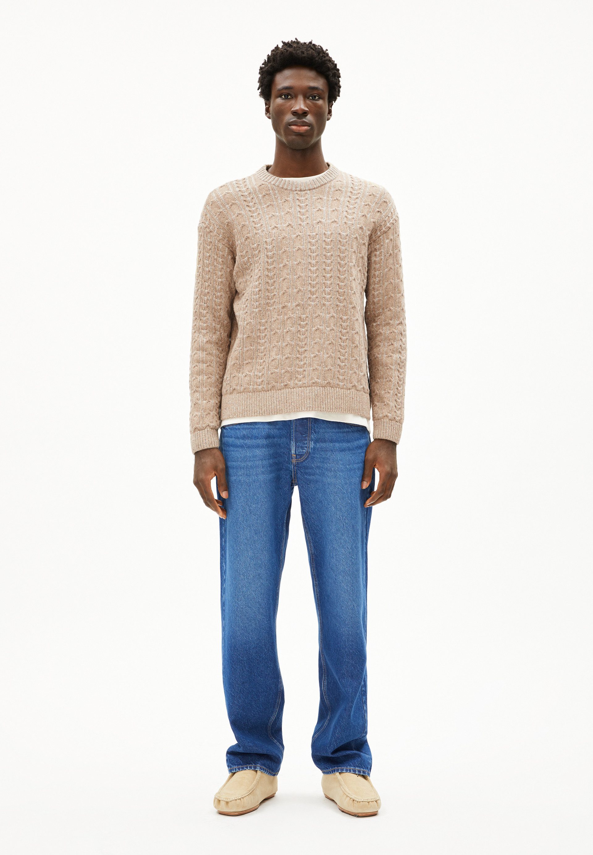 Armedangels Strickpullover DAAKO Pullover aus Bio-Baumwoll Mix Regular Fit