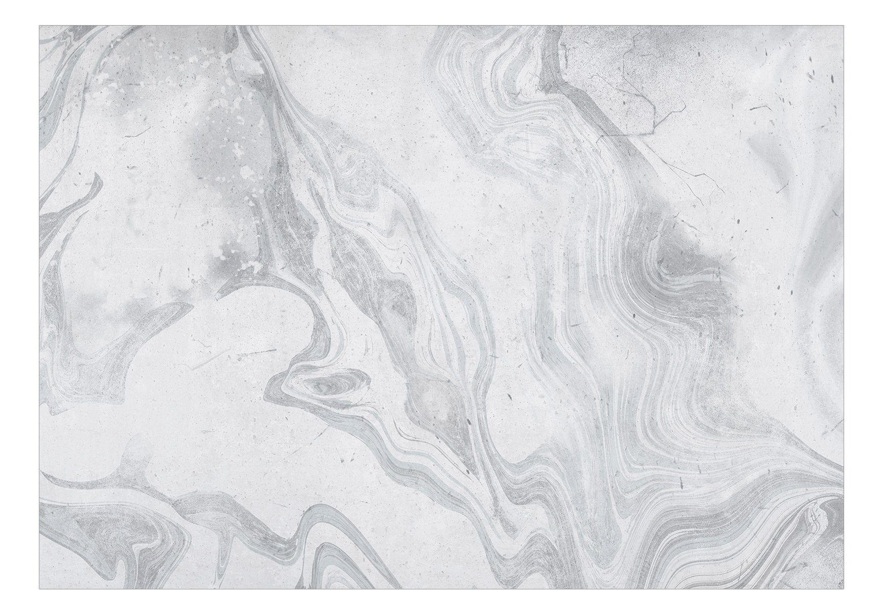 KUNSTLOFT Vliestapete Cloudy Marble 0.98x0.7 m, halb-matt, Tapete Design matt, lichtbeständige