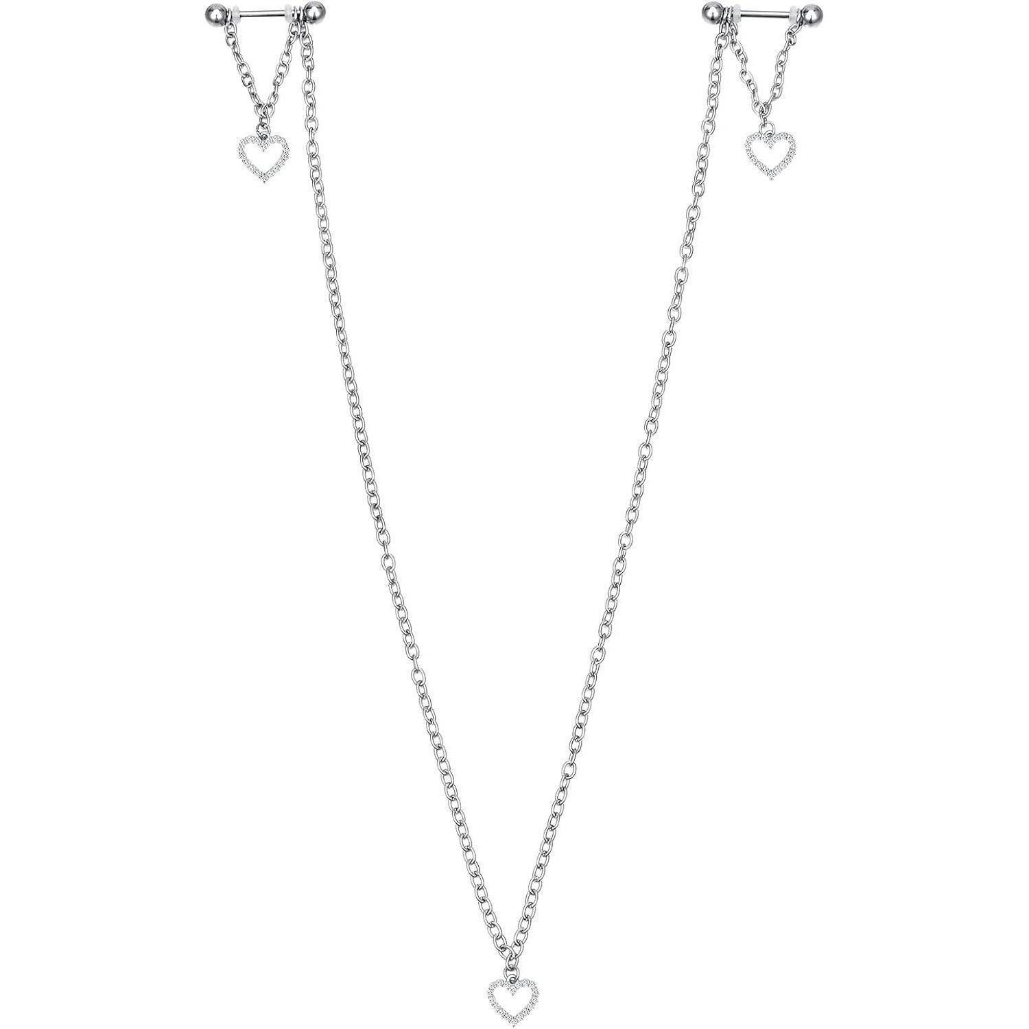 LuxusKollektion Brustwarzenpiercing Nippelring 14G Chirurgenstahl Schwarz F günstig online kaufen