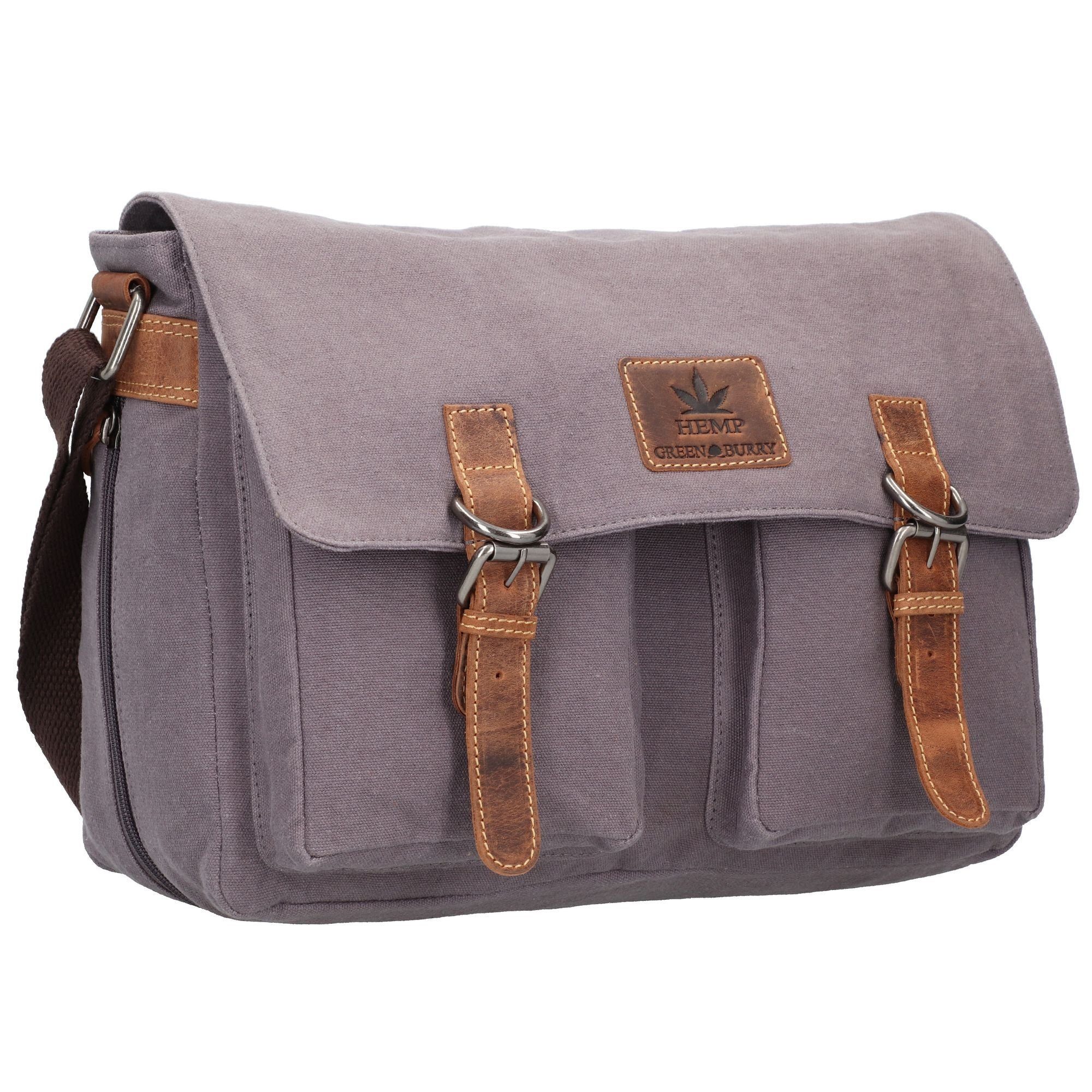 Greenburry Messenger Bag Vintage Hemp, Hanf günstig online kaufen