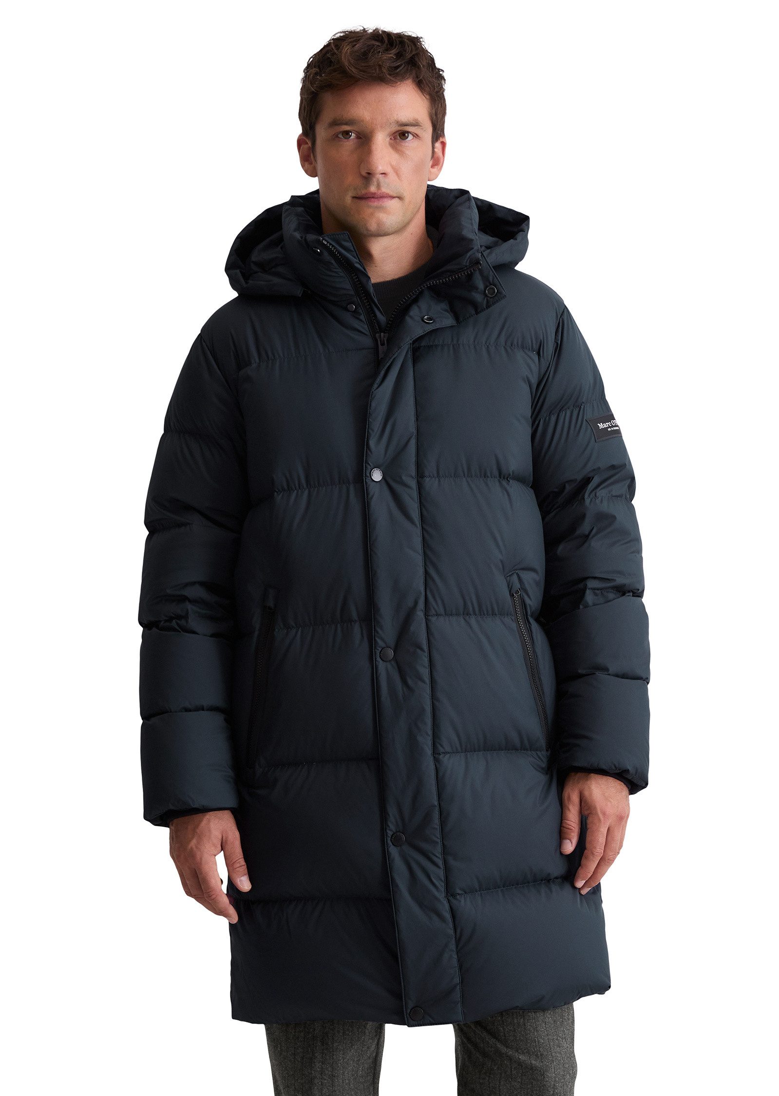 Marc O'Polo Daunenjacke mit großzügiger Kapuze