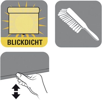 Seitenzugrollo Comfort Move Rollo, GARDINIA, Lichtschutz, ohne Bohren, freihängend, Klemmfix, regulierbare Aufrollgeschwindigkeit