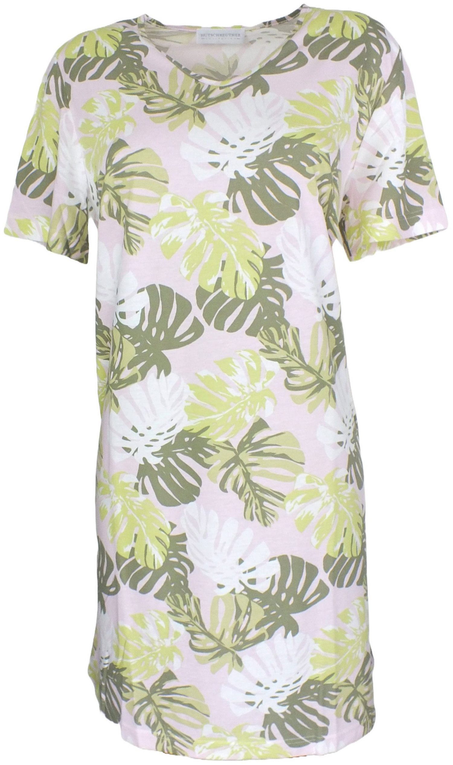 HUTSCHREUTHER Nachthemd Damen Schlafshirt mit kurzem Arm (1-tlg) Modisches Design
