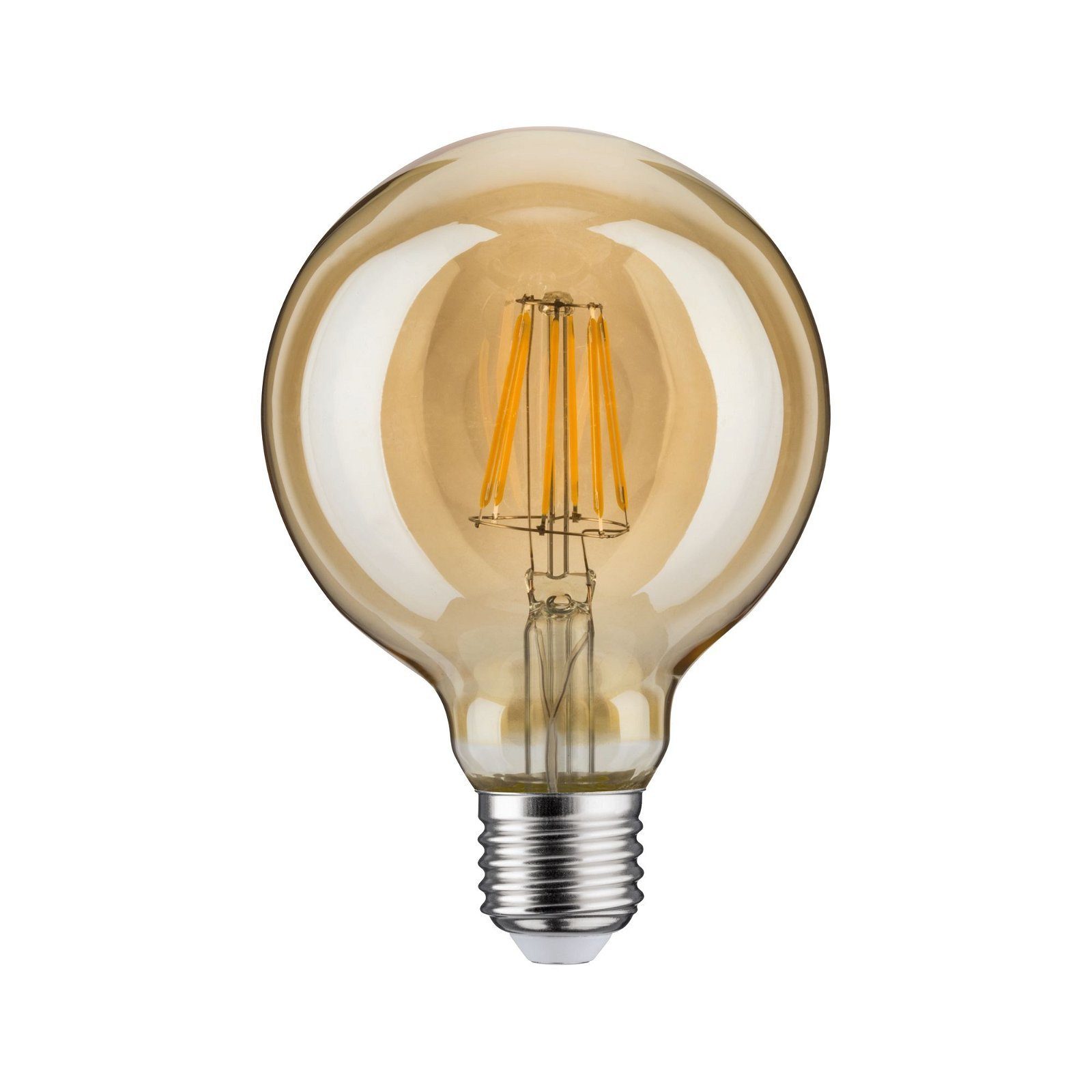 G95 230V, 1 LED-Leuchtmittel 6,5W gold 2500K Paulmann St. 680lm