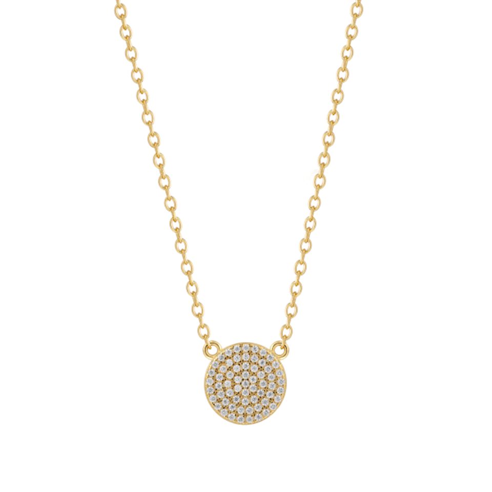 XENOX Collier XENOX Kette "Poppy Glitz" vergoldet XS10002G/45