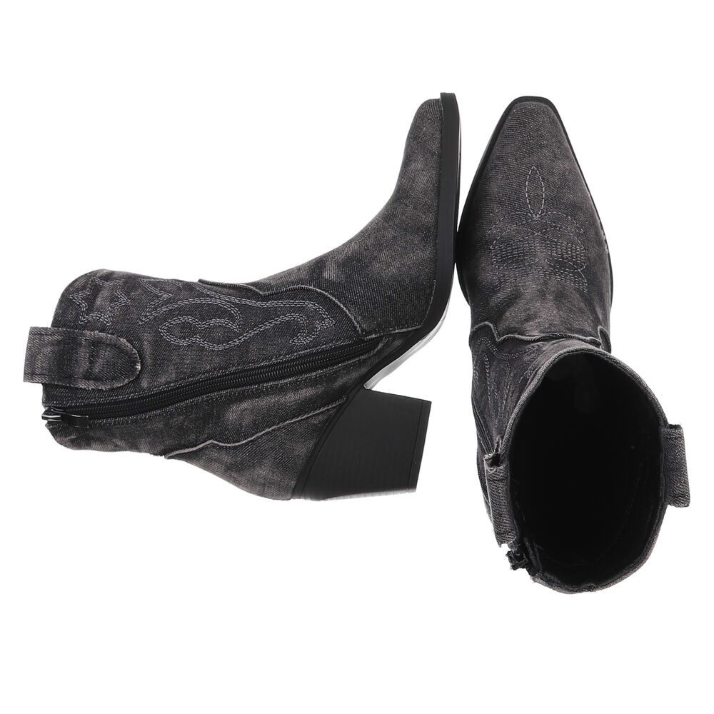 Ital-Design Damen Cowboyboots Western Westernstiefelette (88843780) Blockab günstig online kaufen