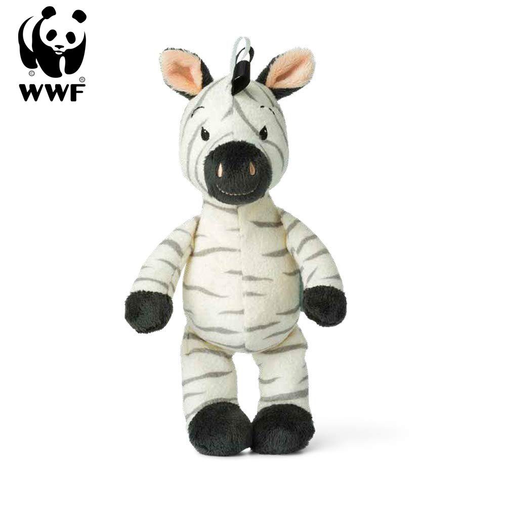 WWF Kuscheltier Cub Club - Ziko das Zebra (weiß, 22cm)