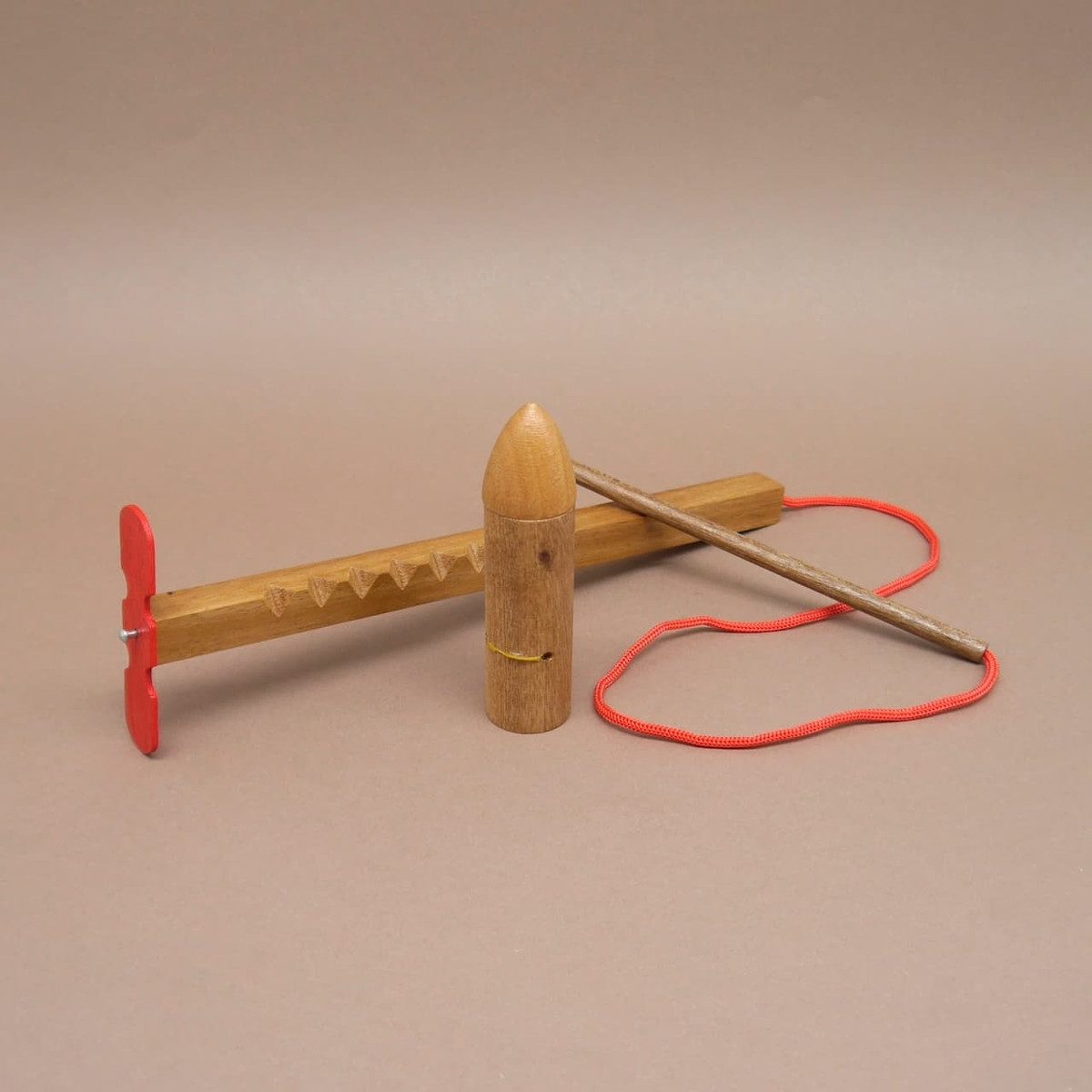 ROMBOL Denkspiele Spiel Set aus Schnapper Trick und Hui Hui Maschine, wunderbar zum Vorführen, Geschicklichkeitsspiel, Holzspiel