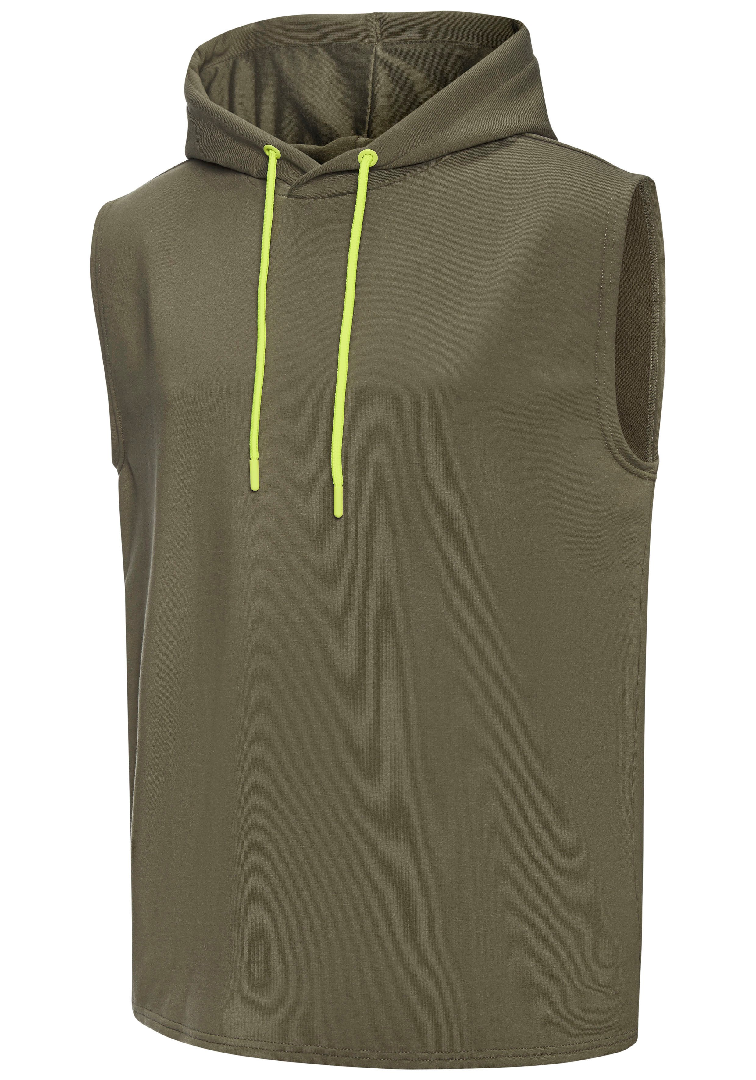 Le Jogger Performance Kapuzensweatshirt ohne Ärmel und mit kontrastfarbenen Details – Bild 5 von 5