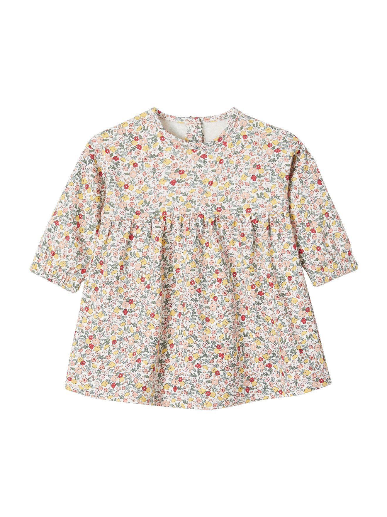 A-Linien-Kleid Mädchen Baby-Set: Kleid, Strickjacke & Haarband