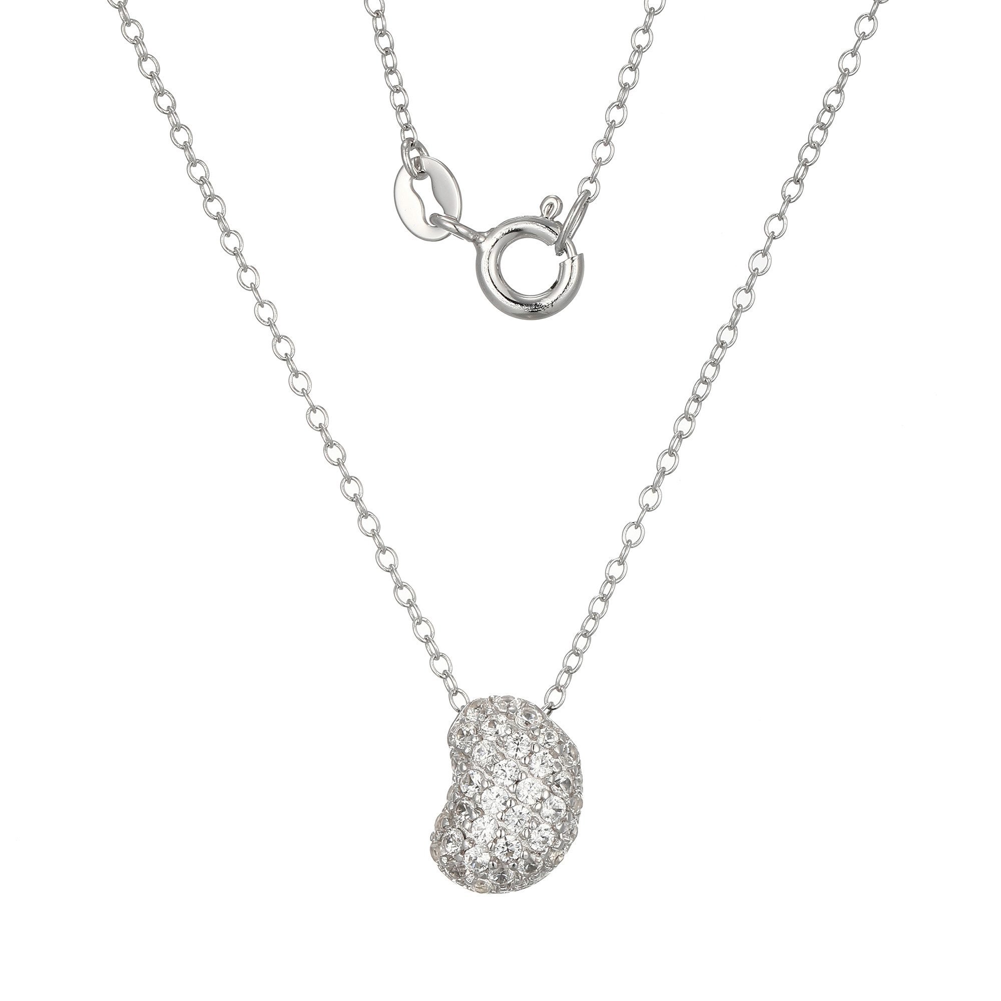 Cavill Silberkette Cavill elegante Zirkon Silberkette 0,58 ct 925er Sterlingsilber (1-tlg)