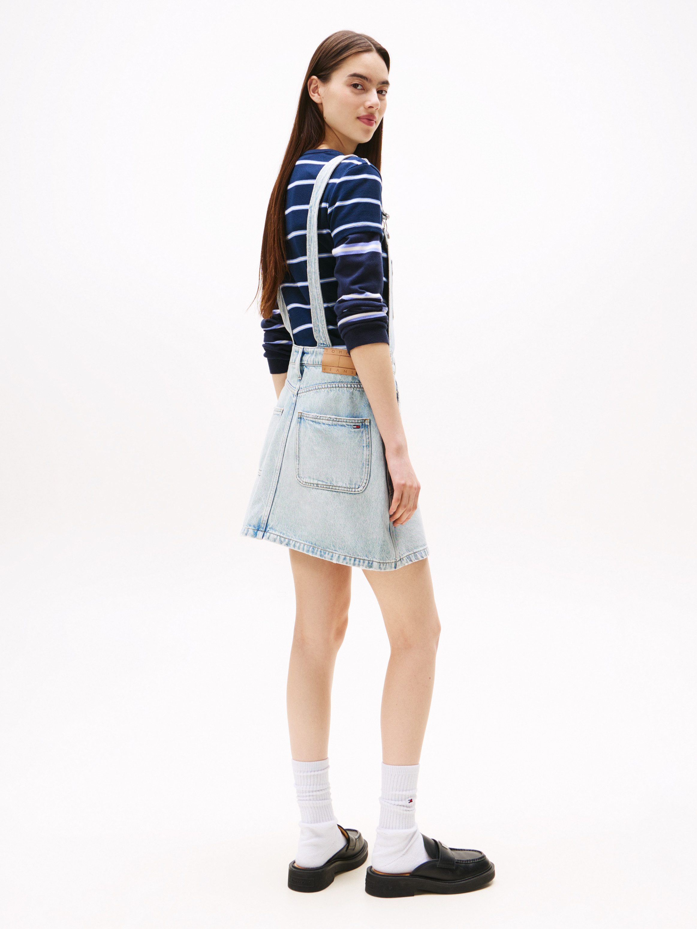 Tommy Jeans Jeanskleid DENIM DUNGAREE DRESS günstig online kaufen
