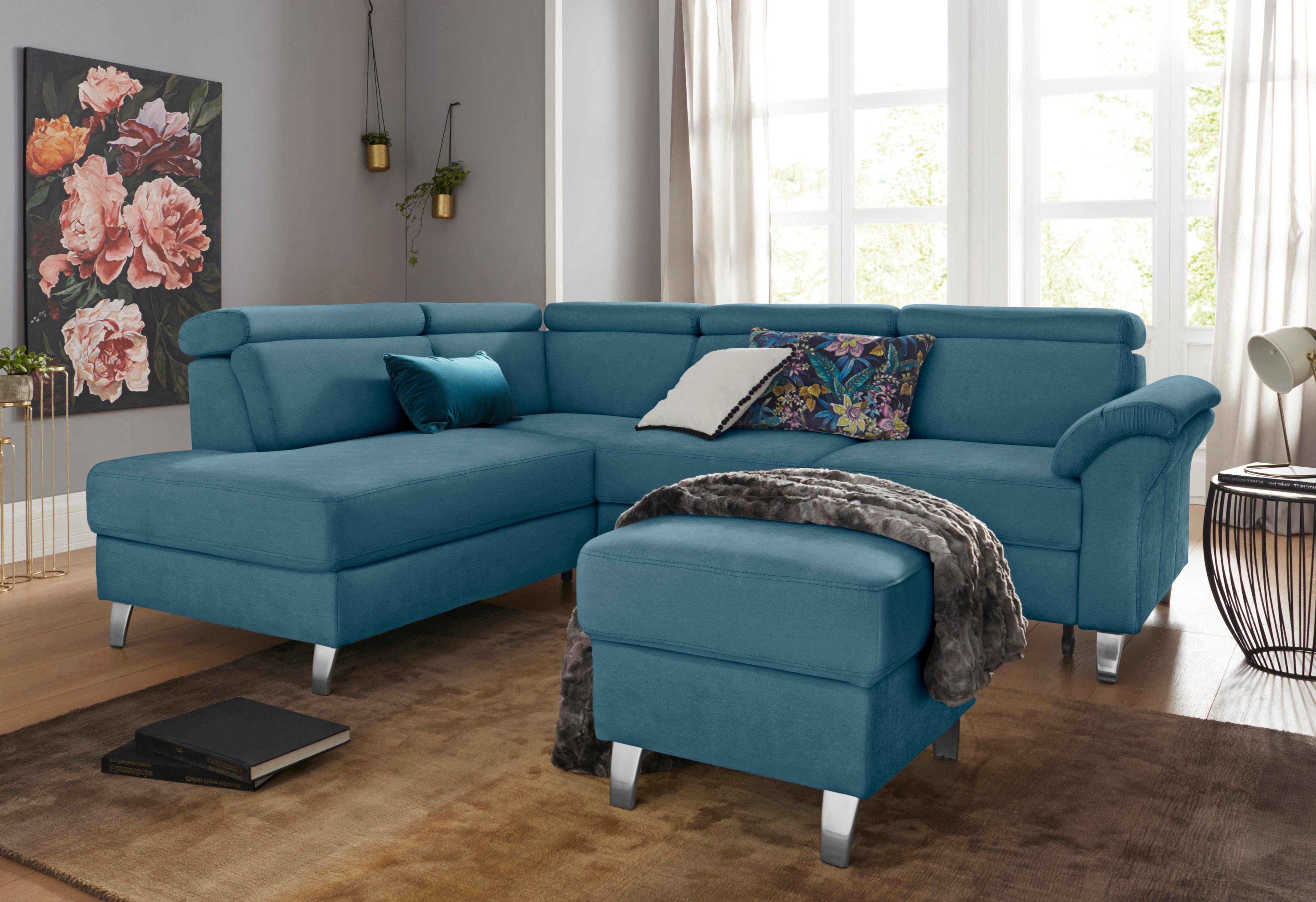 sit&more Ecksofa Arngast L-Form, inklusive Kopfteilverstellung günstig online kaufen