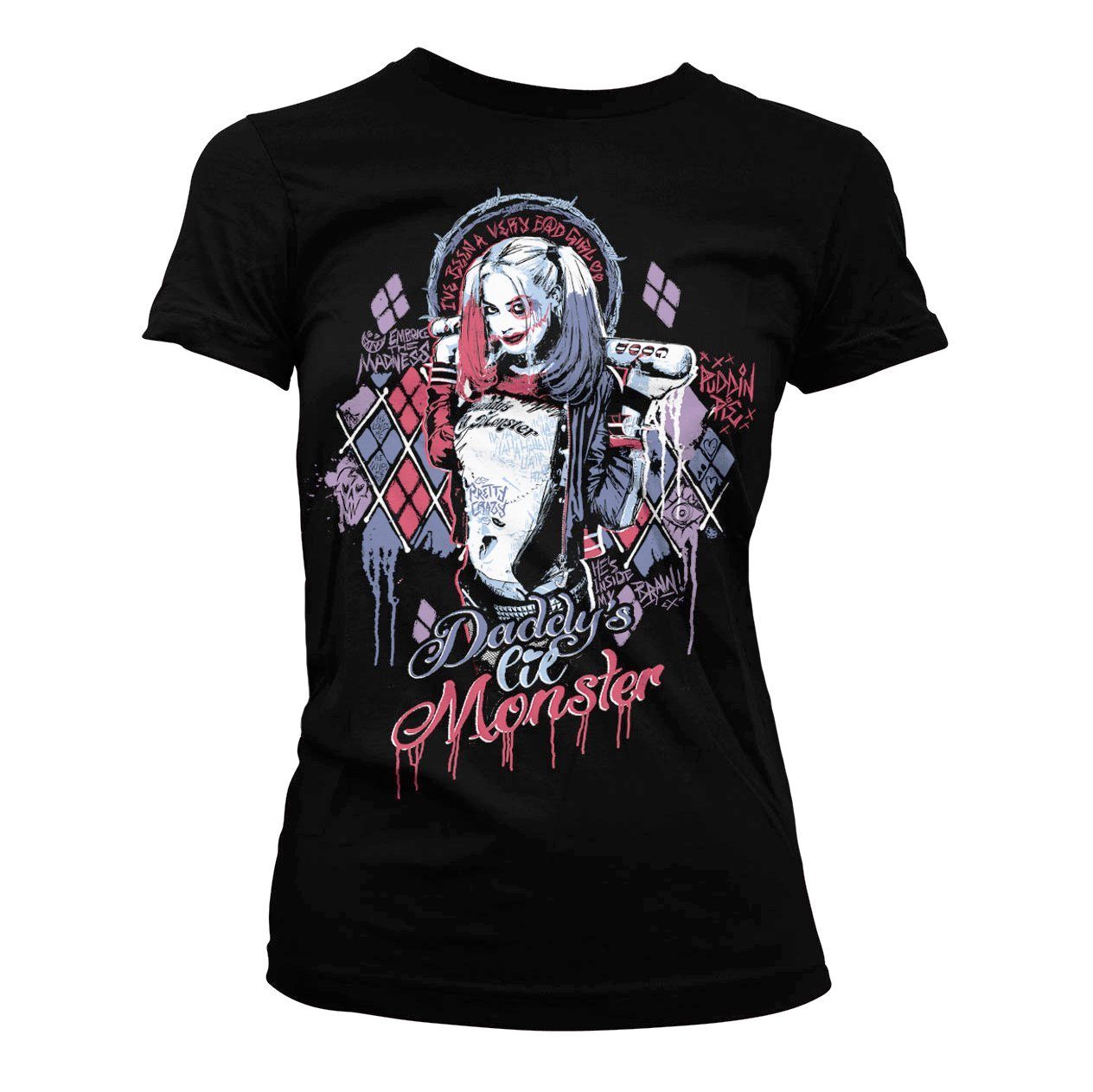 Kostüm Girlie Shirt Harley Quinn