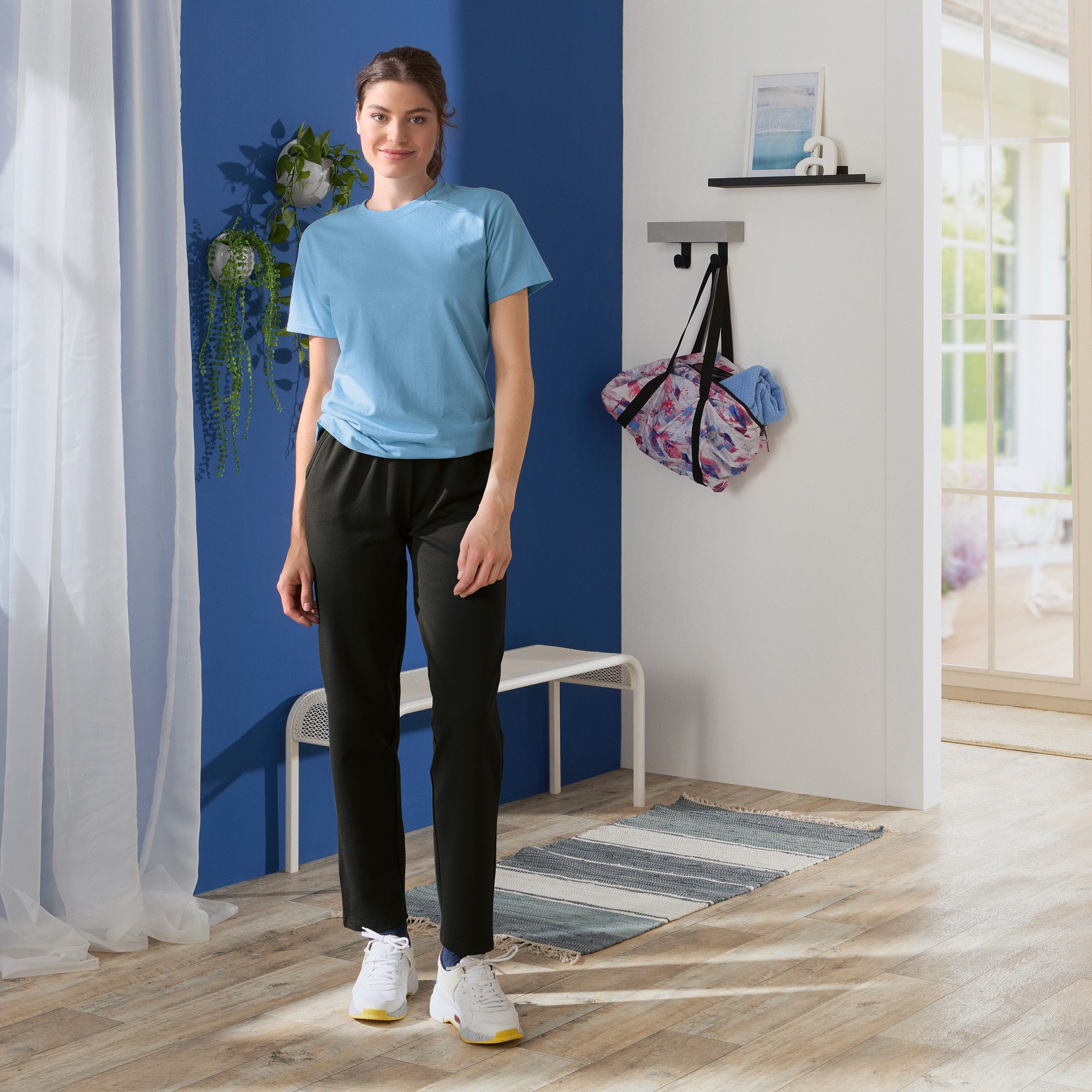 Erwin Müller Freizeitanzug Damen-Freizeithose, lang, Uni