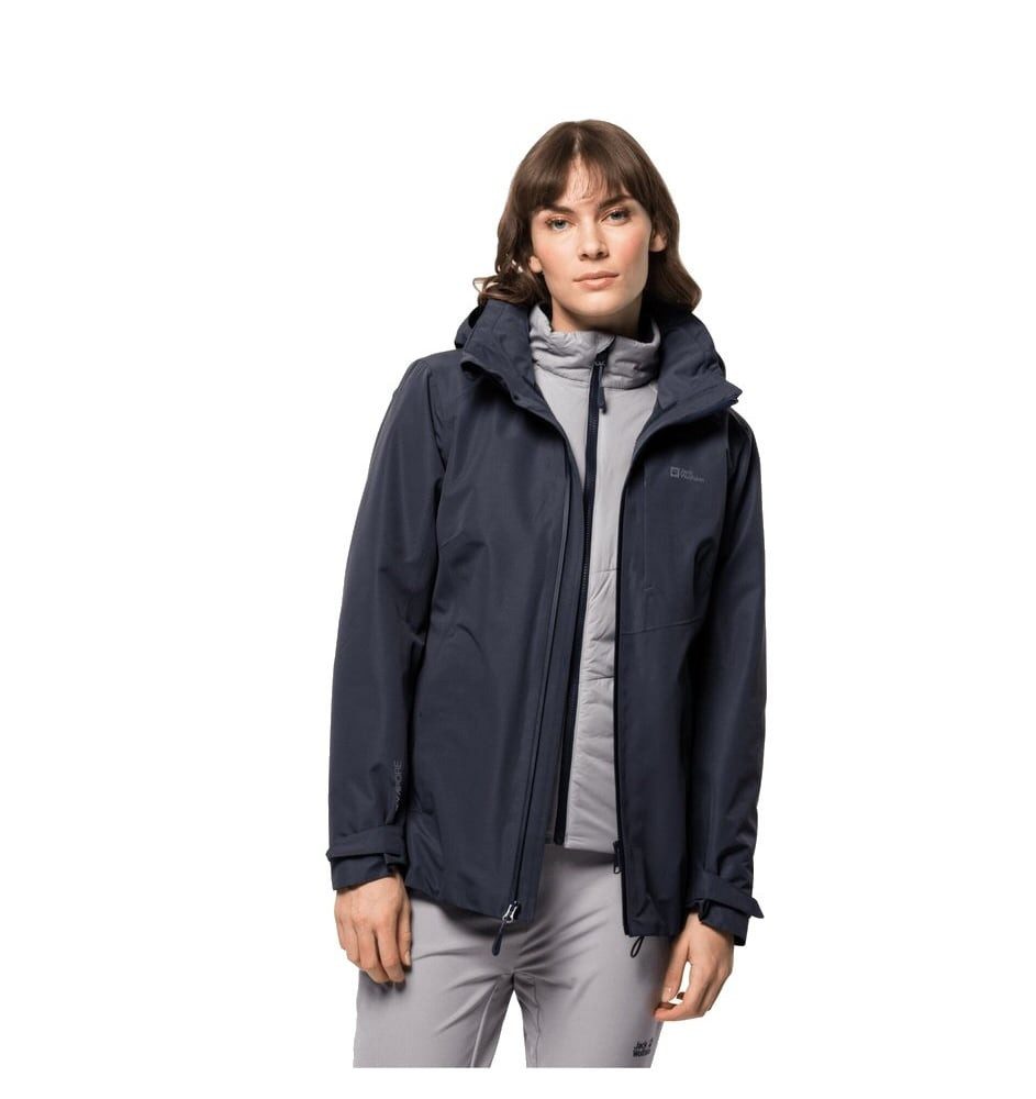 Jack Wolfskin Winterjacke Bergland 3in1 (sehr warm, wasser-und winddicht) g günstig online kaufen