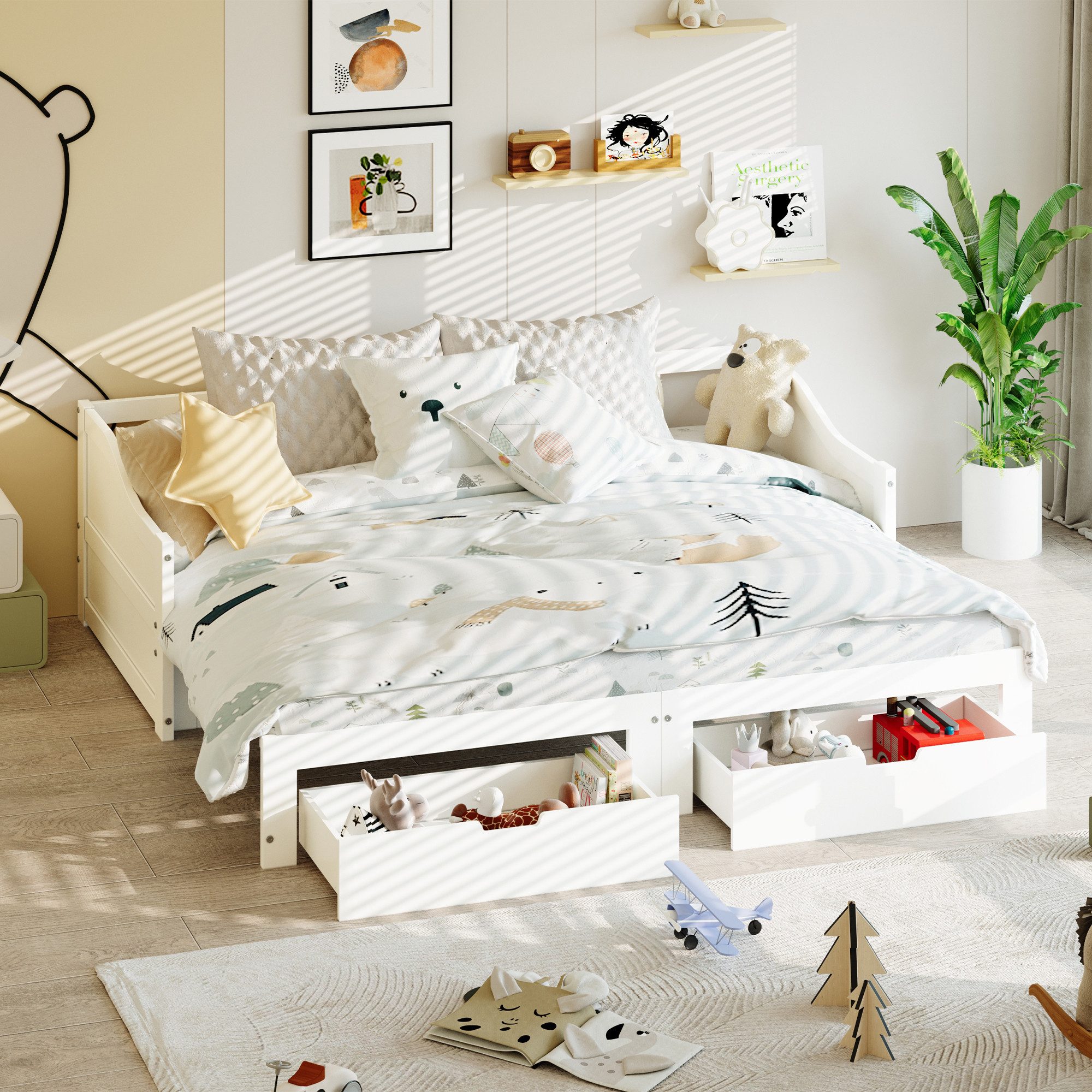 Furnishings Home Polsterbett Daybett Tagesbett Ausziehbett günstig online kaufen