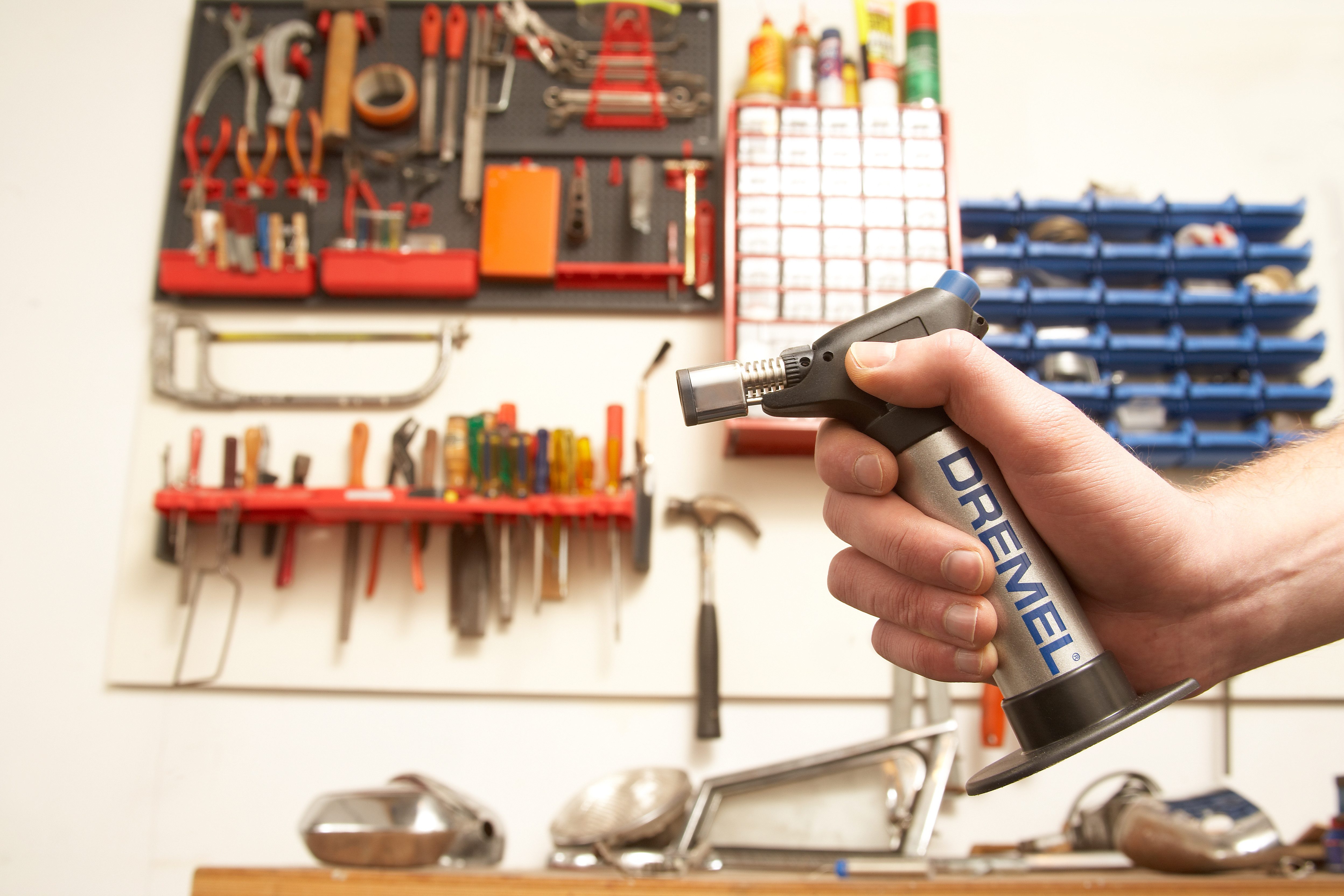 DREMEL Lötkolben »VersaFlame« (2200-5), Gas, Piezo, Tankinhalt 34ml, Multifunktionaler Butangas Lötkolben