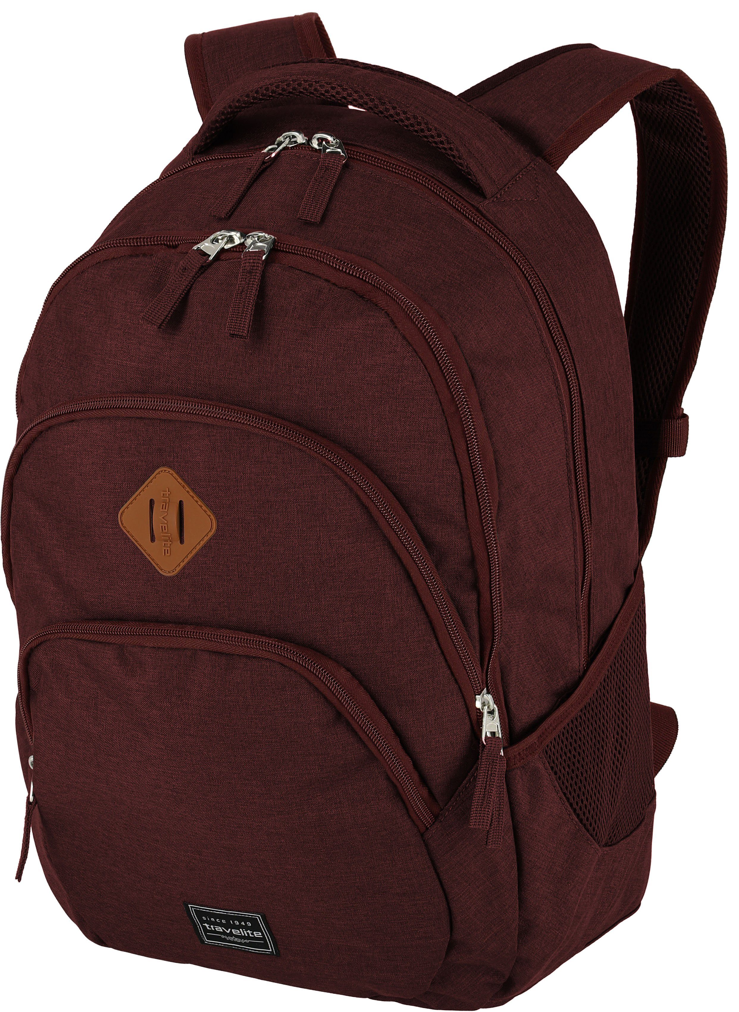 travelite Laptoprucksack BASICS Melange, Freizeitrucksack Arbeitsrucksack S günstig online kaufen