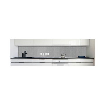 DRUCK-EXPERT Küchenrückwand Küchenrückwand Graphitwand Grau Hart-PVC 0,4 mm selbstklebend