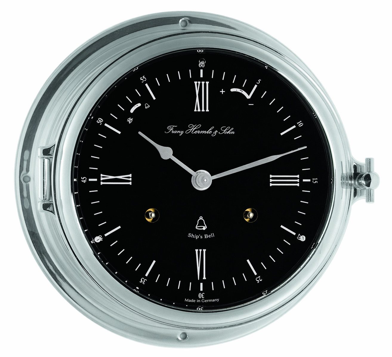 Hermle Wanduhr Schiffsuhr Glasenuhr (Glasenschlag)