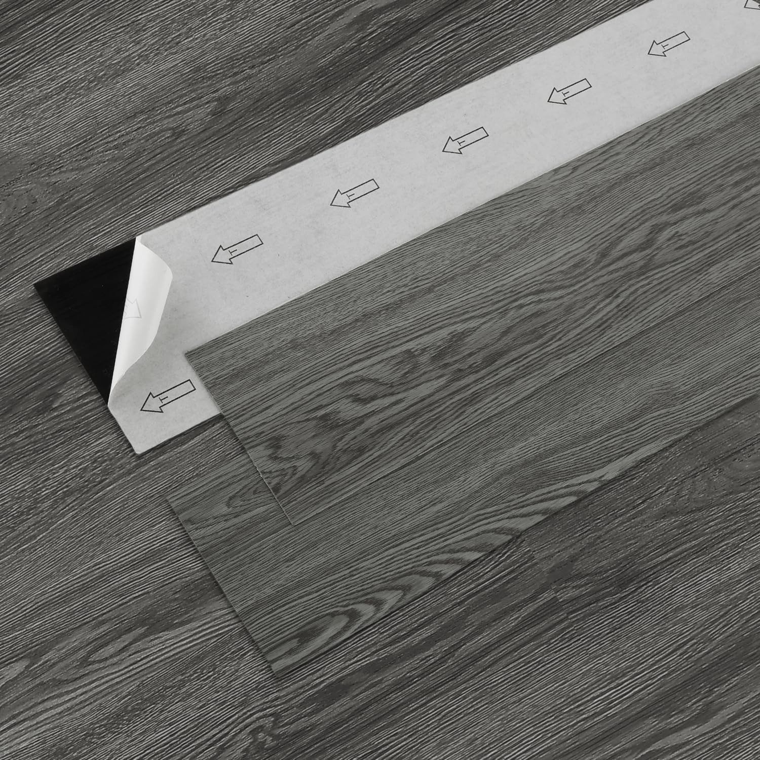 BlingBin Vinylboden 36pcs Vinyllaminat PVC Teppichboden Klick Bodenbelag Vinyl-Designboden, fast auf jeder Oberfläche anwendbar, 36er Set, 91.44 x 15.24 cm, 5.02m ² (36er Fliesen)