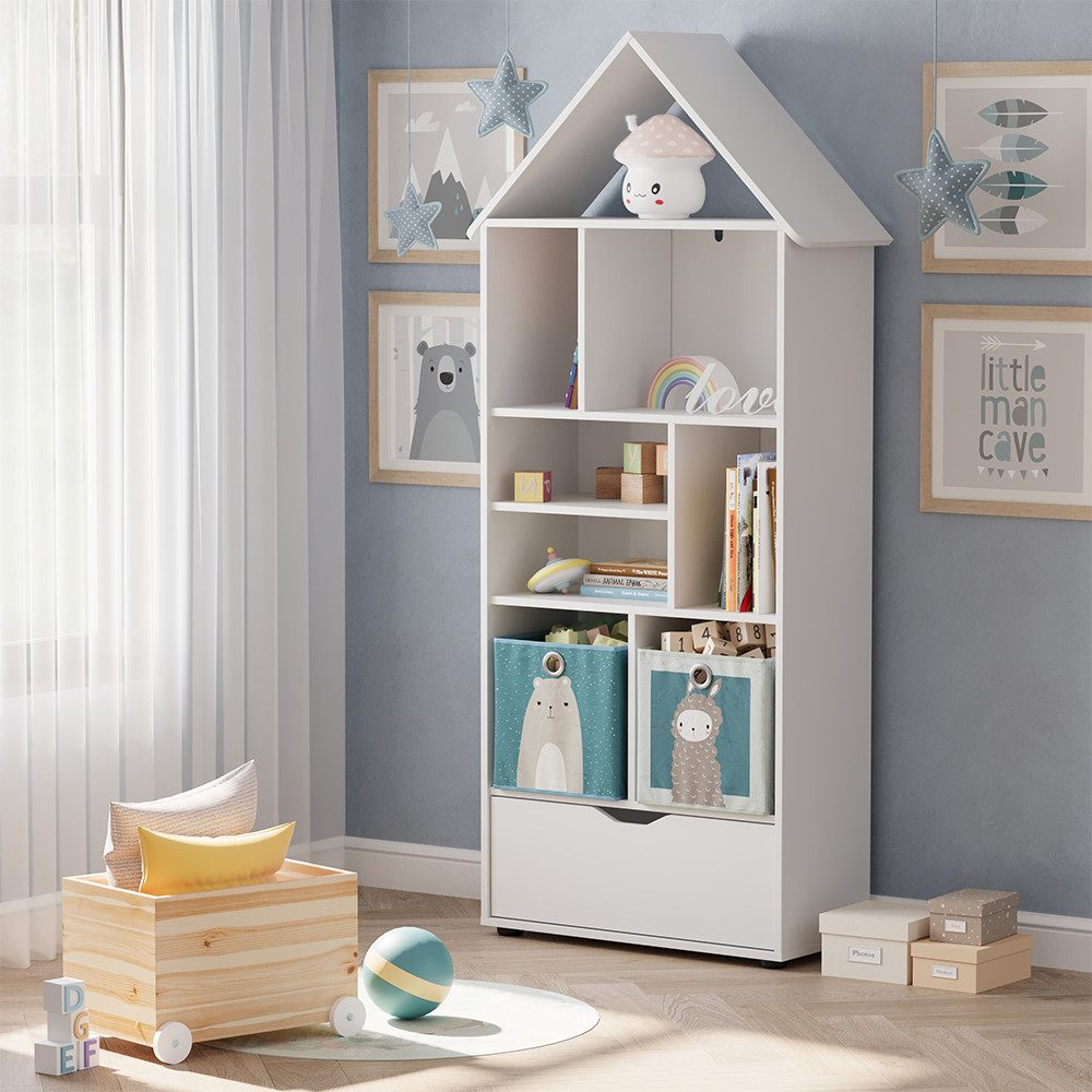 Vicco Bücherregal Estell, Weiß, 71 x günstig online kaufen