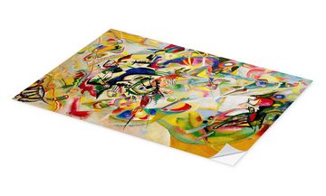 Posterlounge Wandfolie Wassily Kandinsky, Komposition VII, Arztpraxis Malerei
