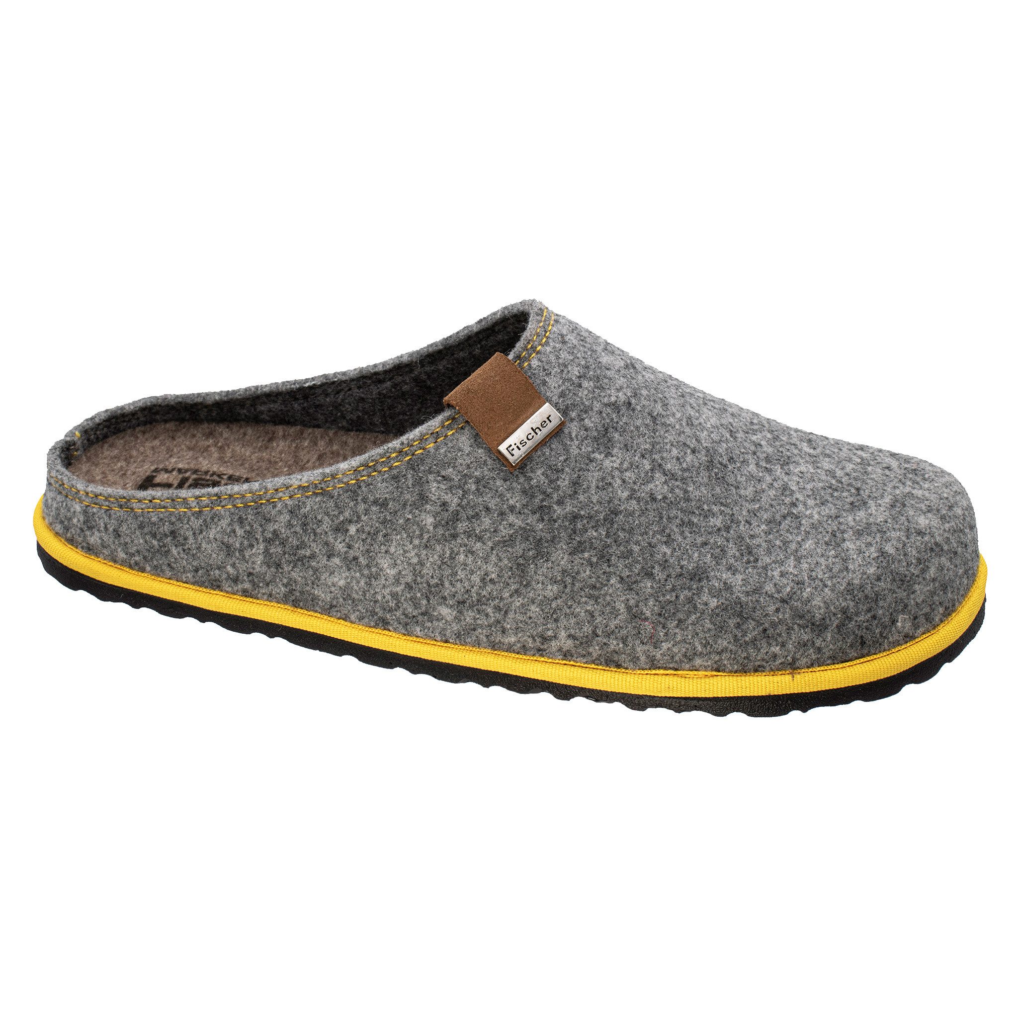 Fischer-Markenschuh Pantoffeln Helge Hausschuh mit leichter Laufsohle