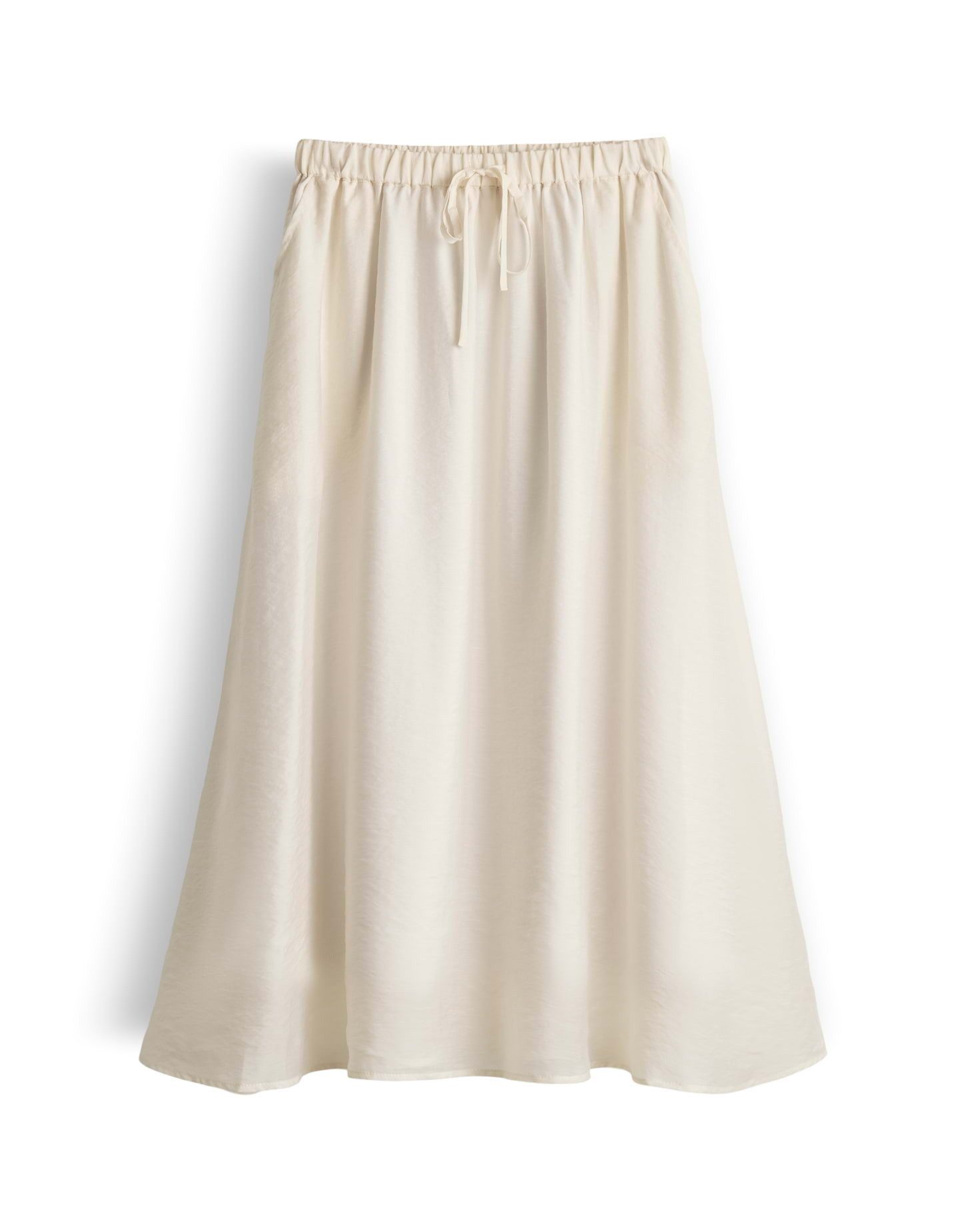 OPUS Midirock Ronna flow aus Webware Nahttaschen in der Seite, leichte Transparenz, leichter Stoff, Casual