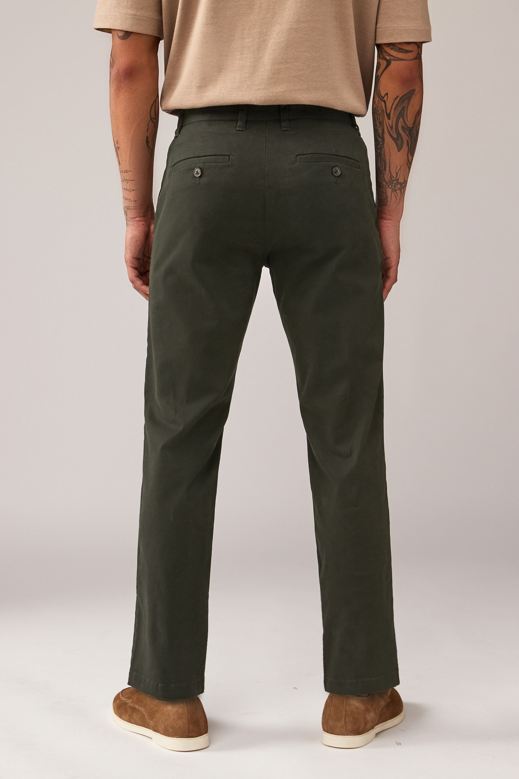 Next Chinohose Weiche Straight Fit Stretch-Chinohose günstig online kaufen