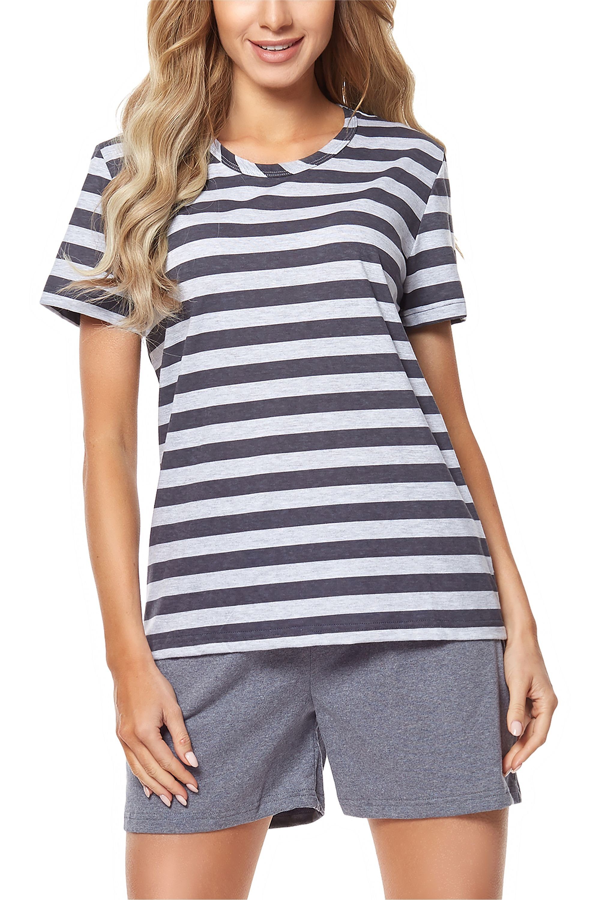 Merry Style Schlafanzug Damen Pyjama Zweiteiler günstig online kaufen