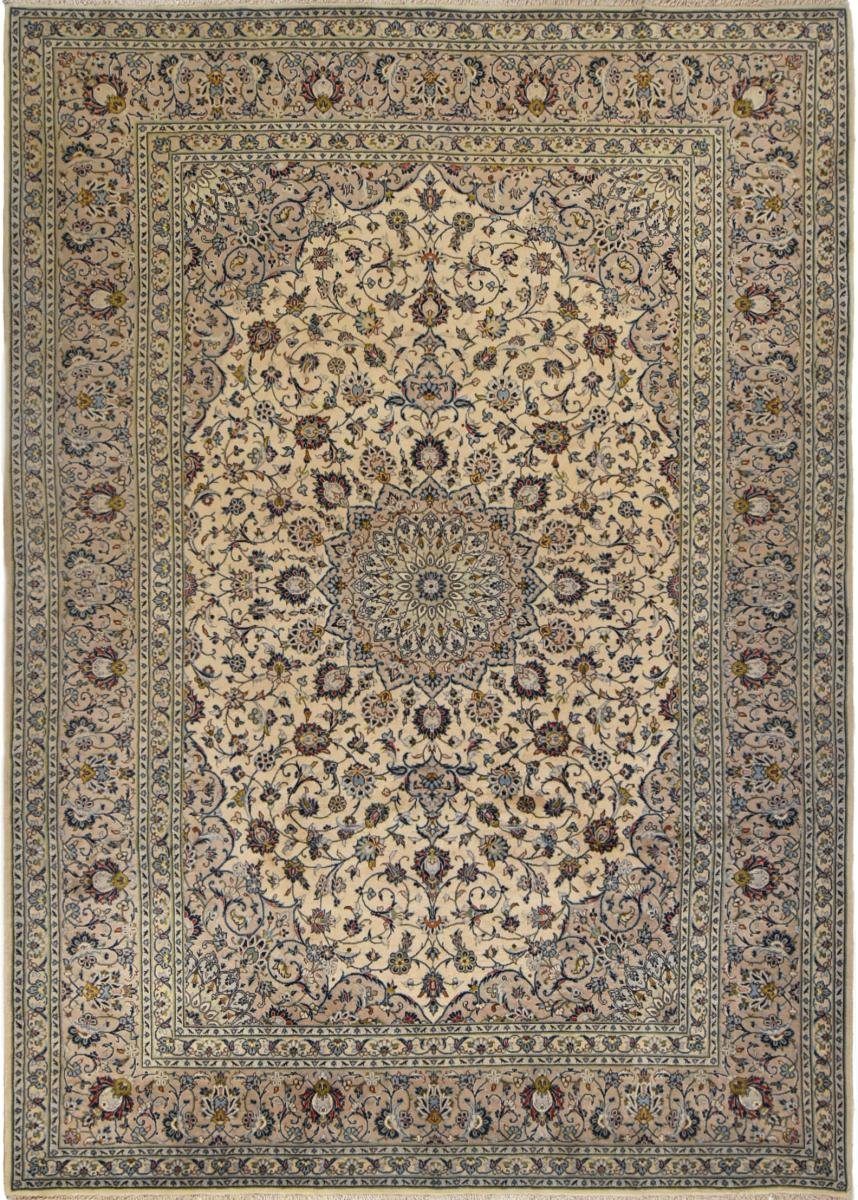 Orientteppich Keshan 249x351 Handgeknüpfter Orientteppich / Perserteppich, Nain Trading, rechteckig, Höhe: 12 mm