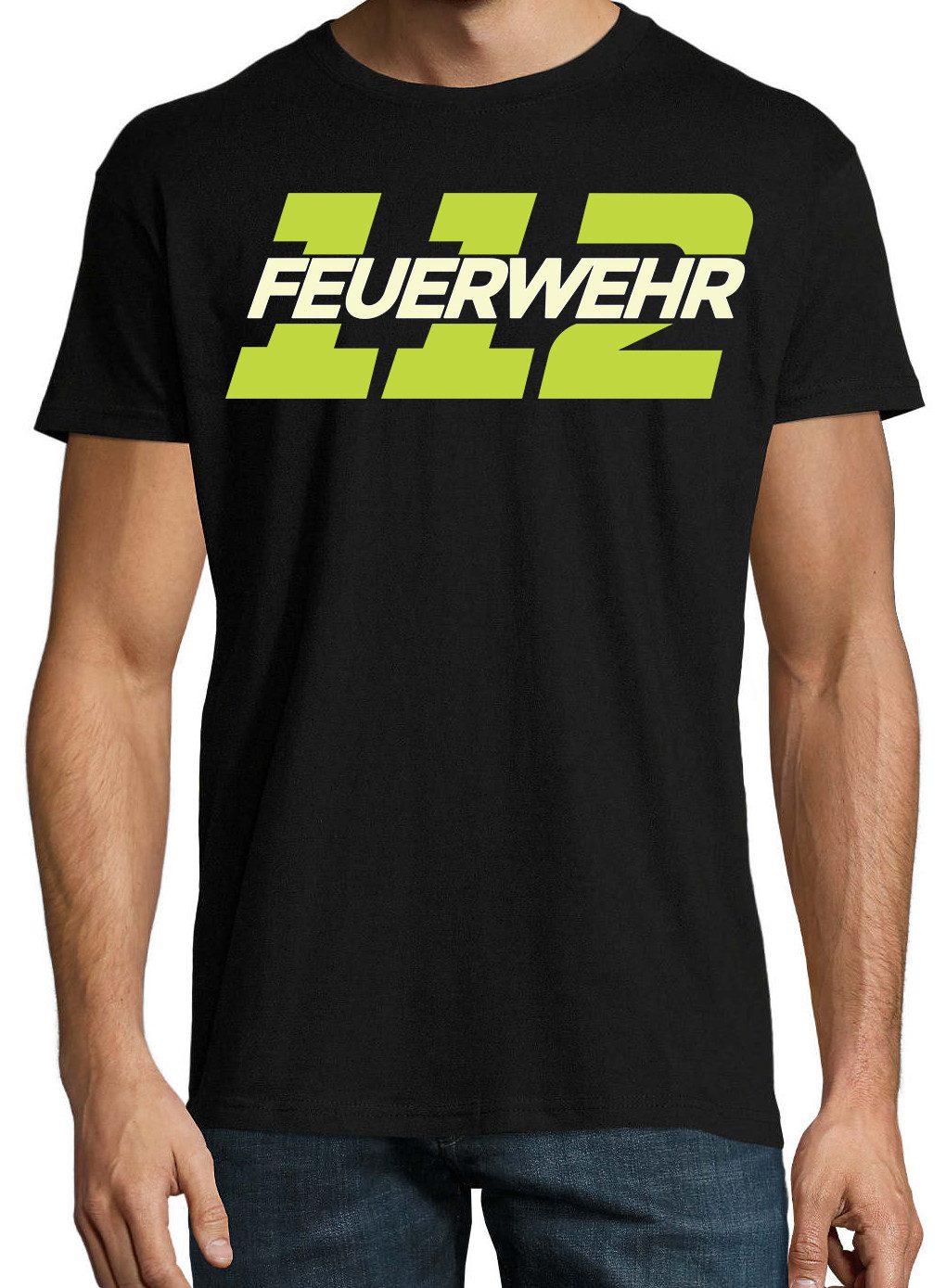 Youth Designz Print-Shirt 112 Feuerwehr Herren günstig online kaufen