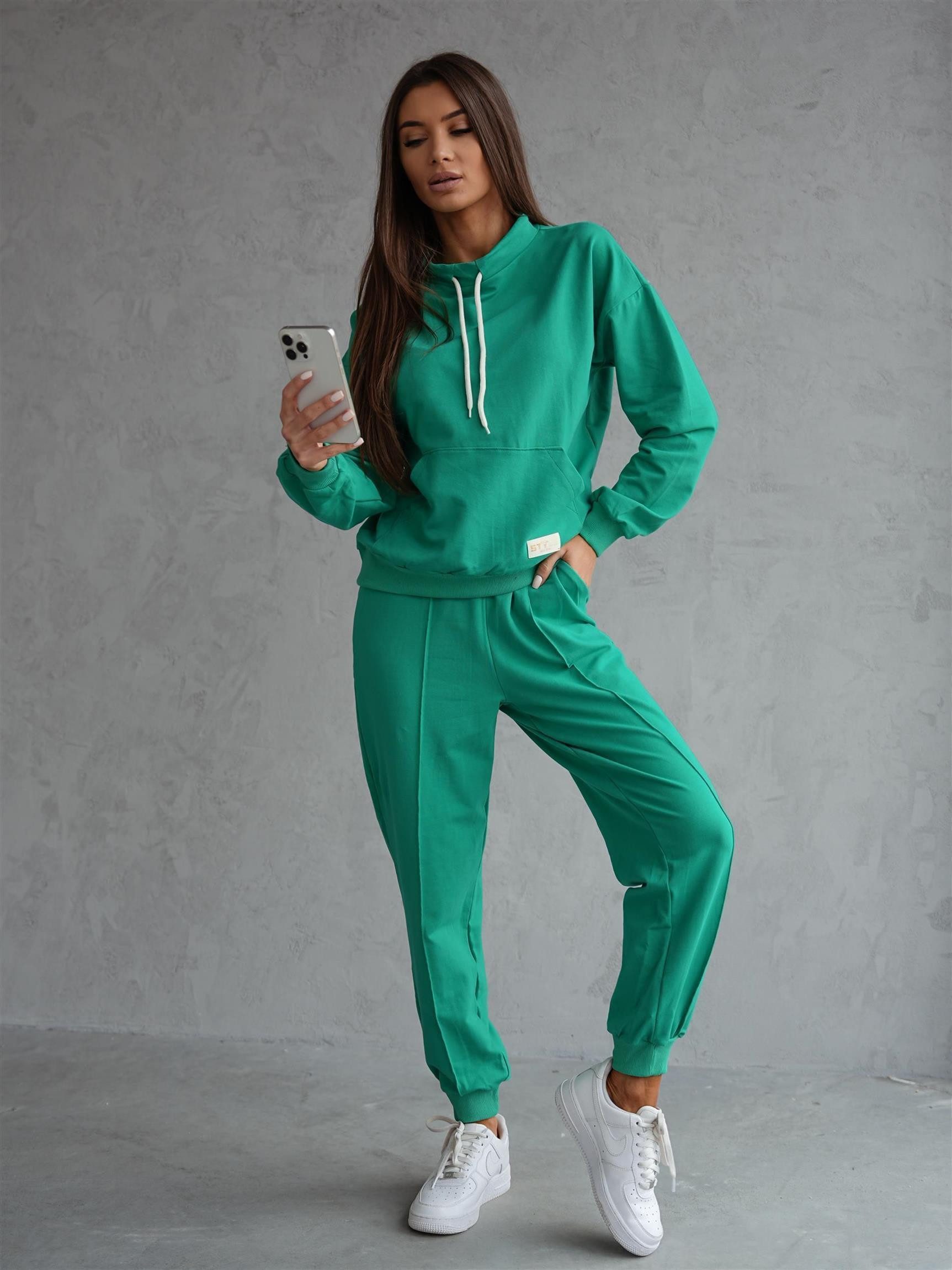 EloModa Jogginganzug Damen Freizeitanzug Hausanzug Homewear Jogginganzug, G günstig online kaufen