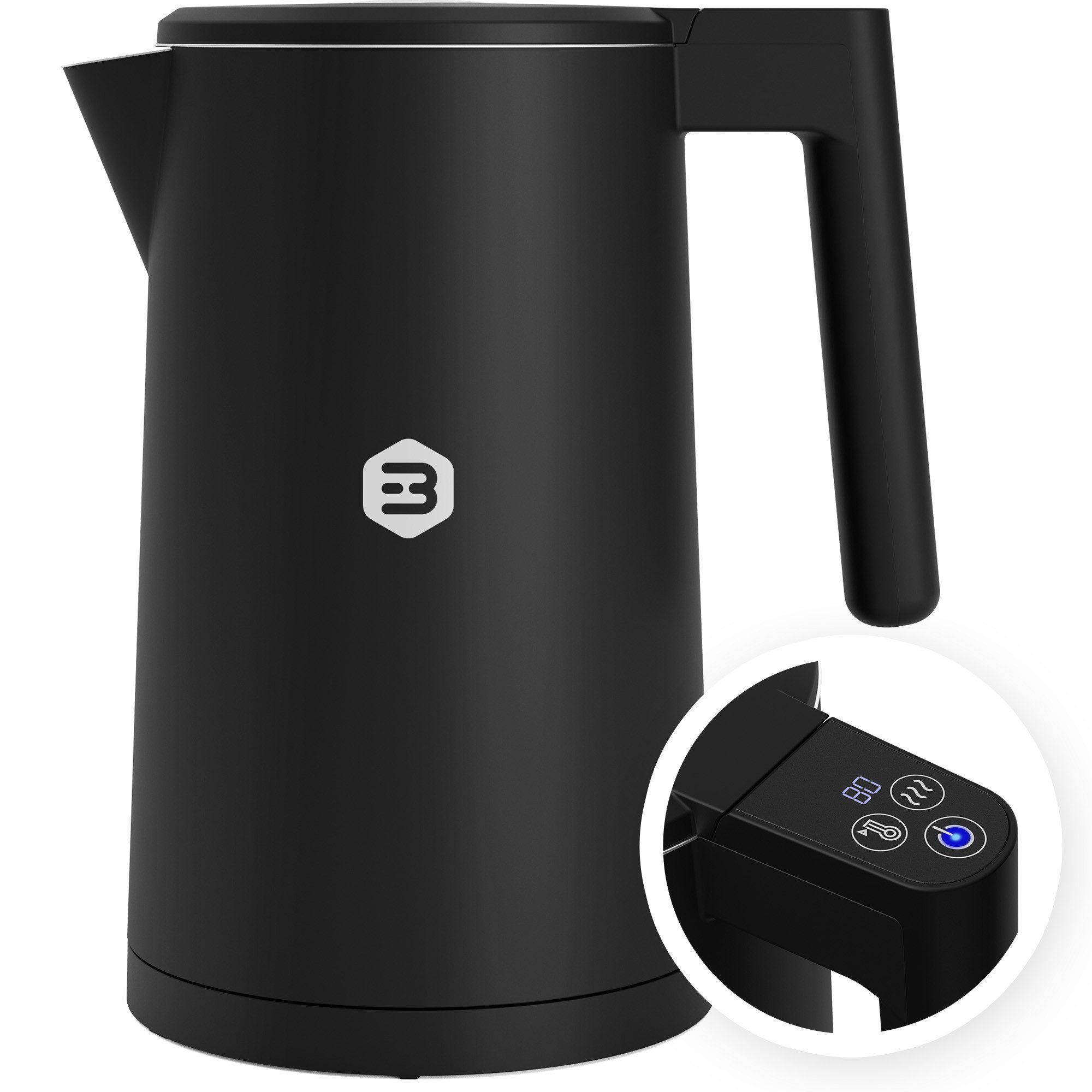 Balter Єлктрочайники Єлктрочайники WK-05BT, 1800 W, LCD-Anzeige, Leise