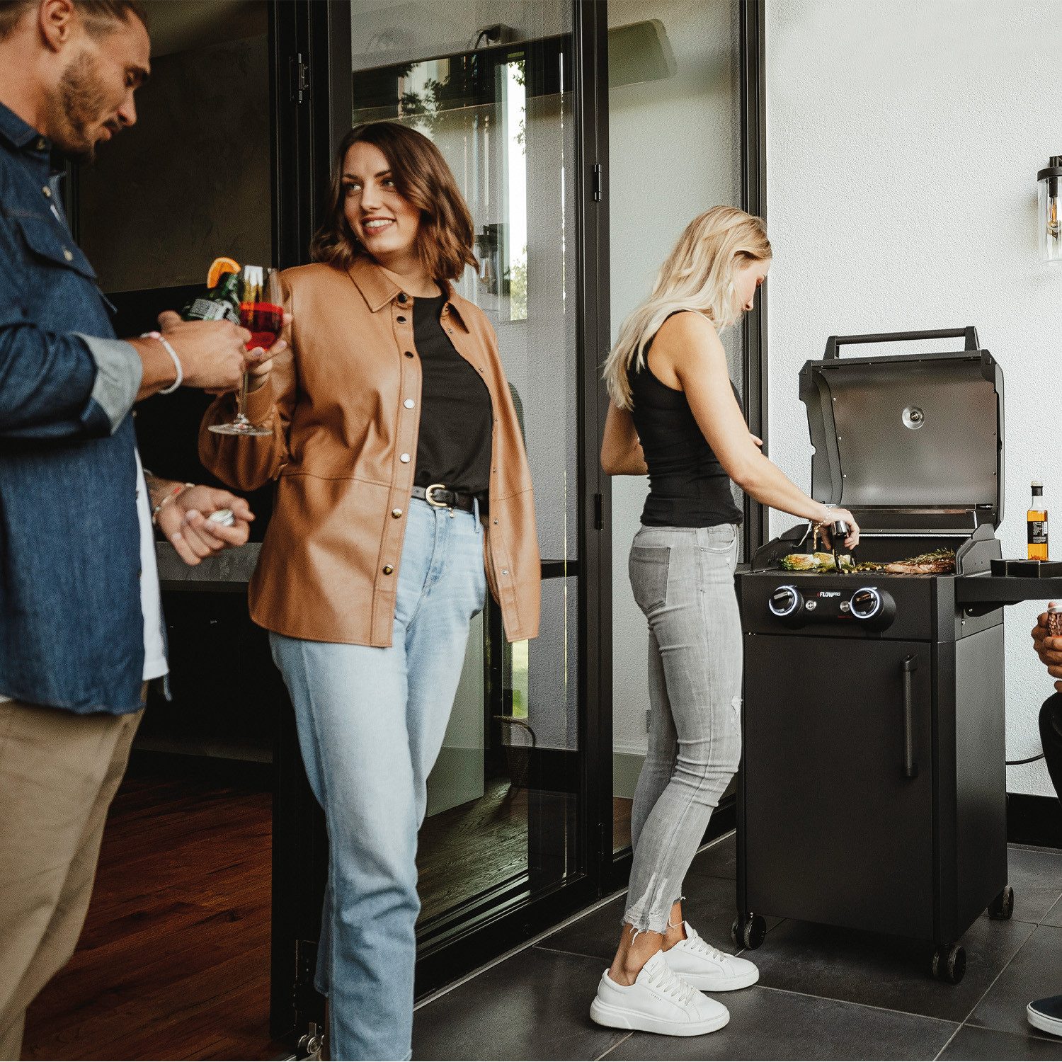 Enders® Elektrogrill Enders Elektrogrill eFlow Pro 2 Turbo Shadow, 3000 W