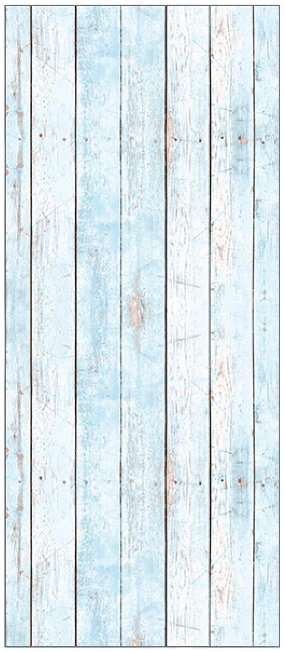 MySpotti Spritzschutz fresh Wood Light Blue, 90 x 210 cm