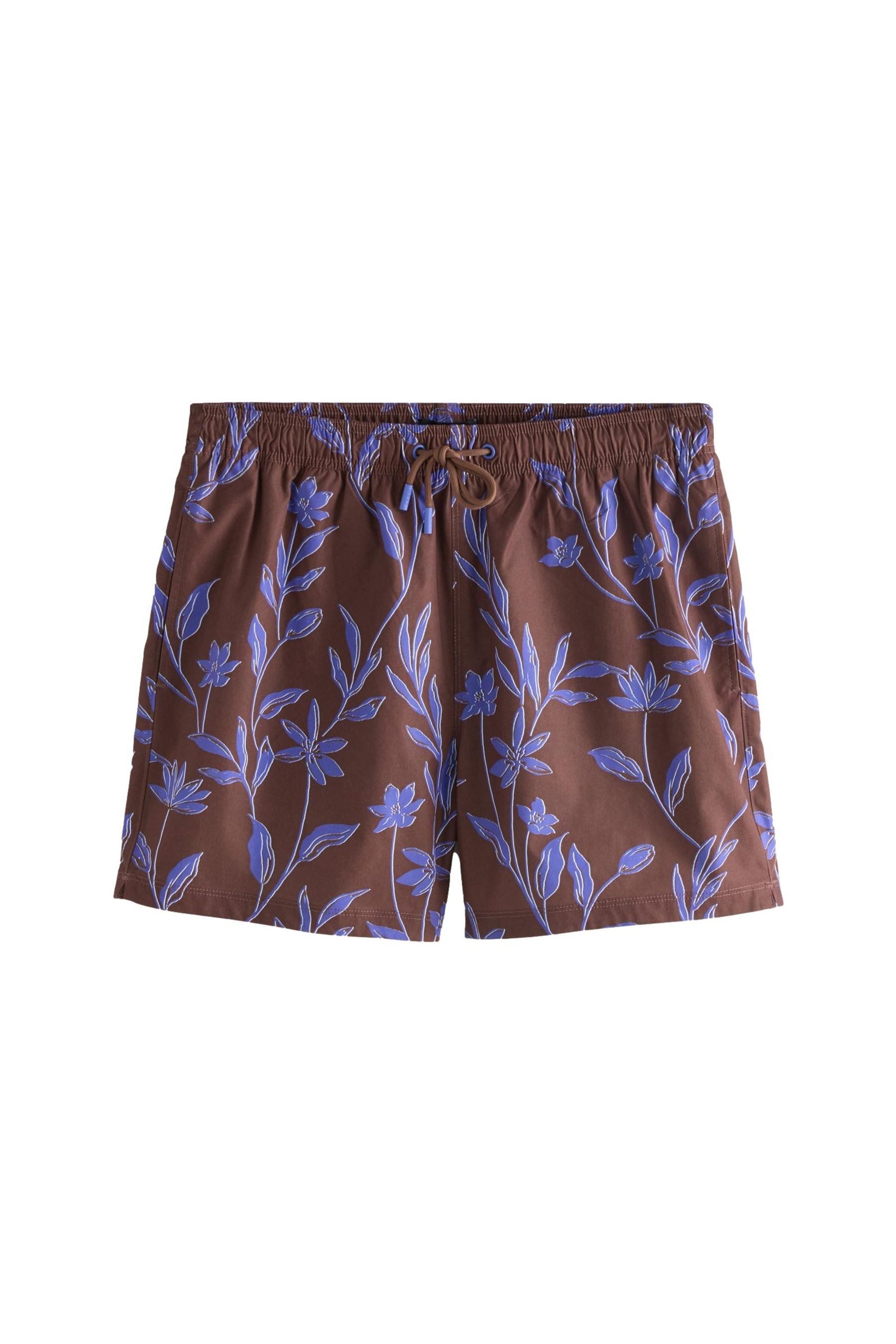 Next Badeshorts Badeshorts mit strukturierte Blasen-Print, 5 Zoll (1-St)