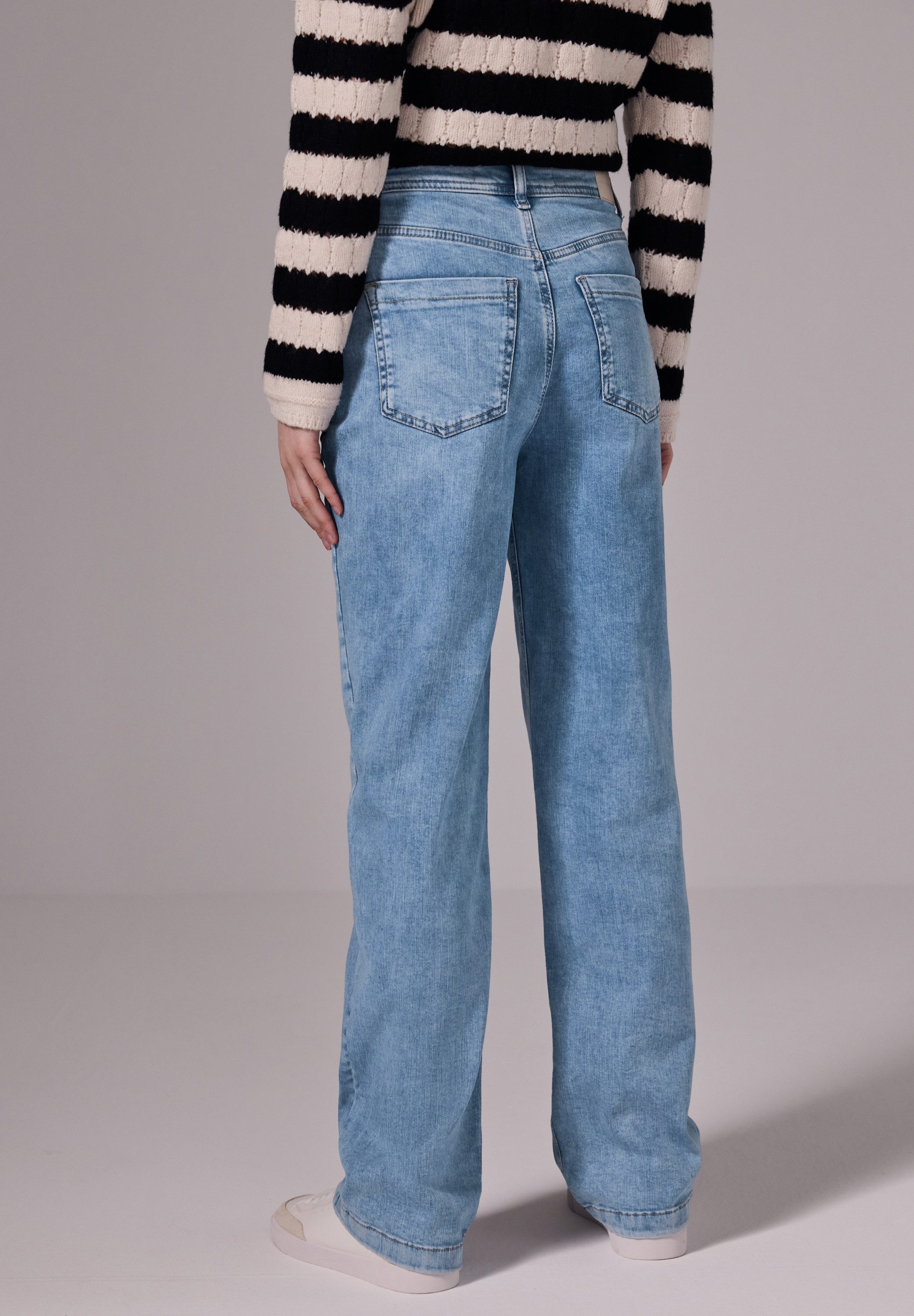 STREET ONE STUDIO Comfort-fit-Jeans, High Waist günstig online kaufen