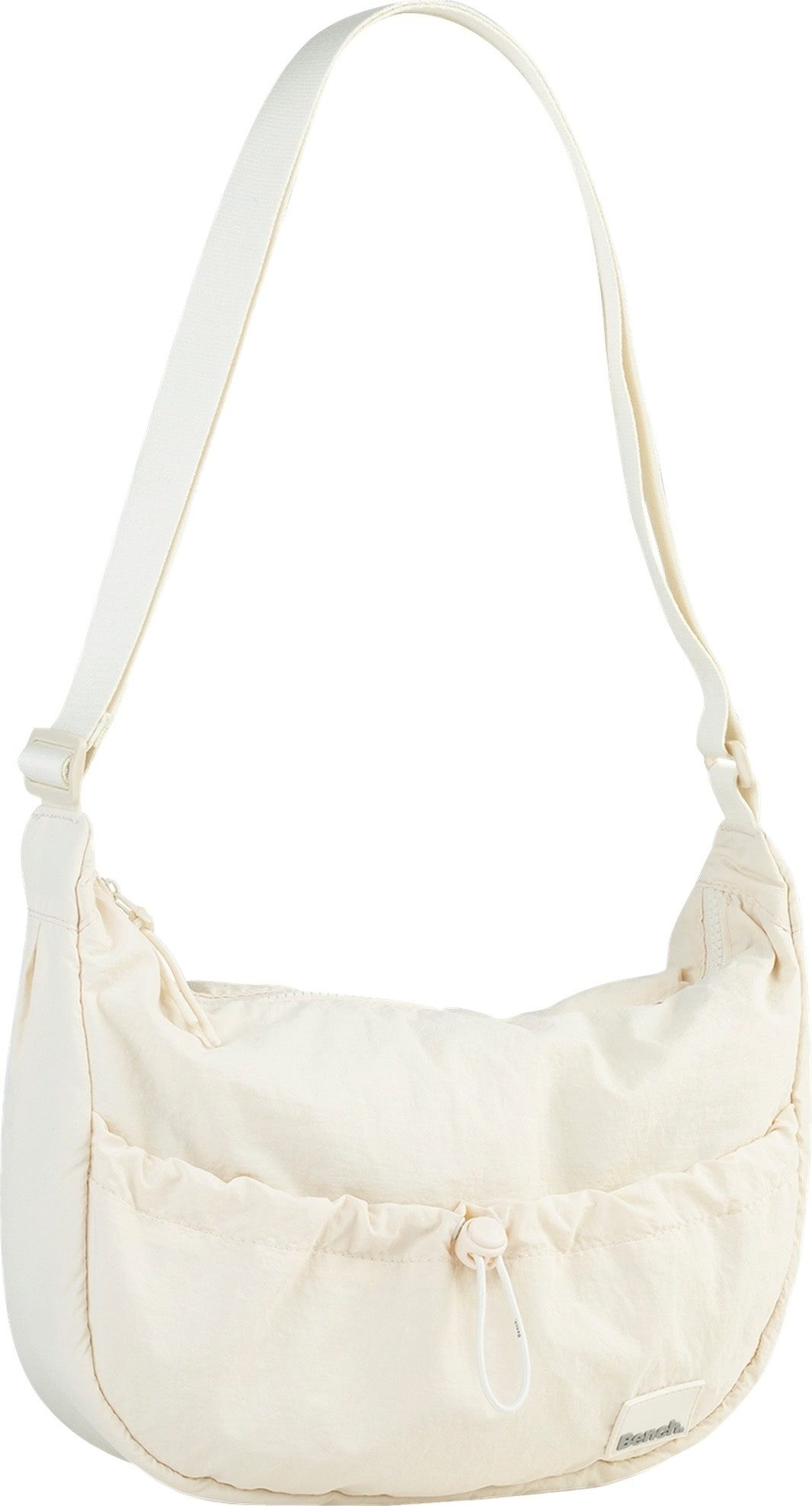 Bench. Umhängetasche Bench Umhängetasche Nylon washed beige (Umhängetasche), Damen Umhängetasche Nylon, washed, beige, weiß ca. 36cm x ca. 10cm
