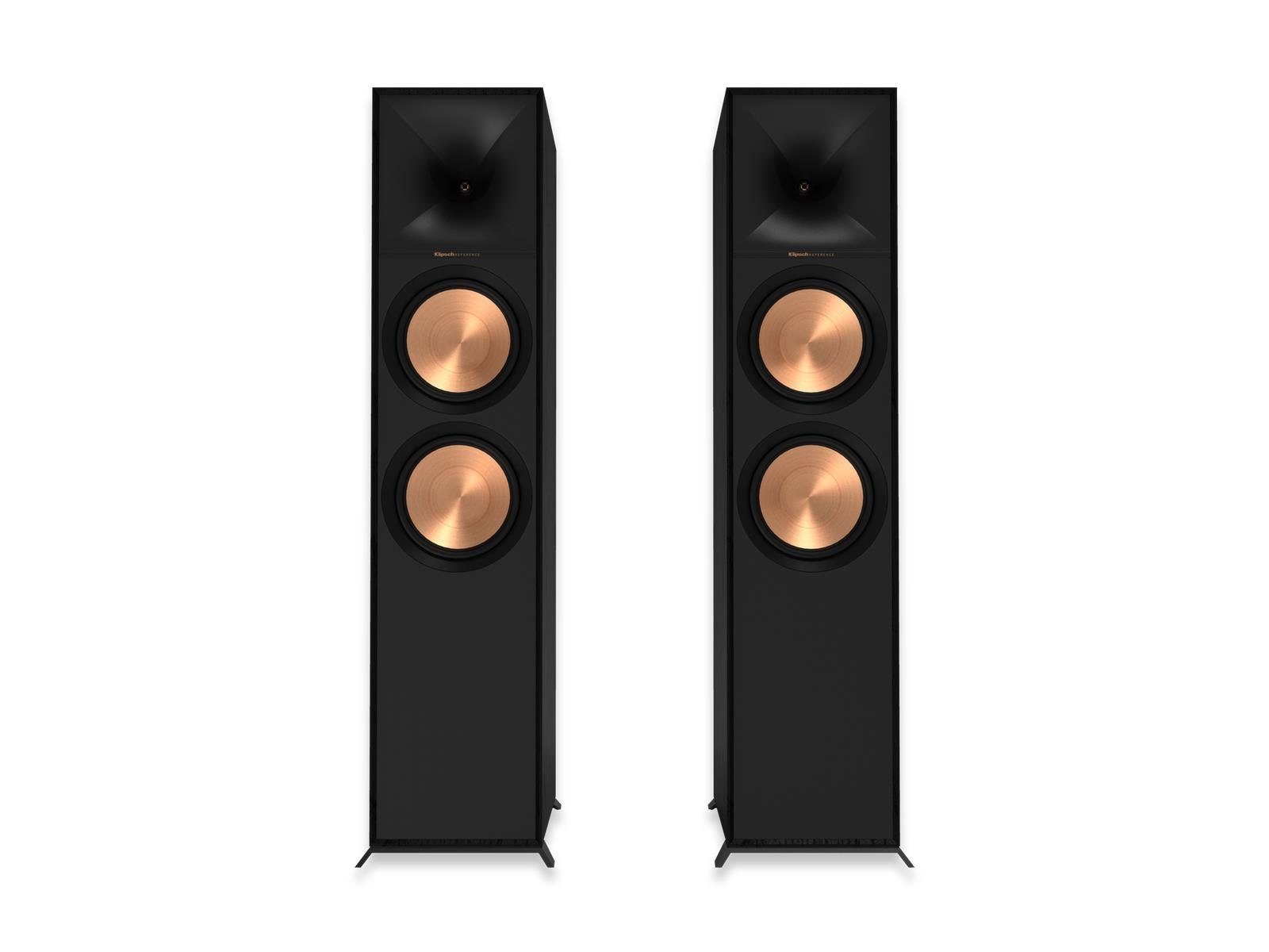 Klipsch Klipsch R-800F Standlautsprecher (Stückpreis) schwarz Stand-Lautsprecher